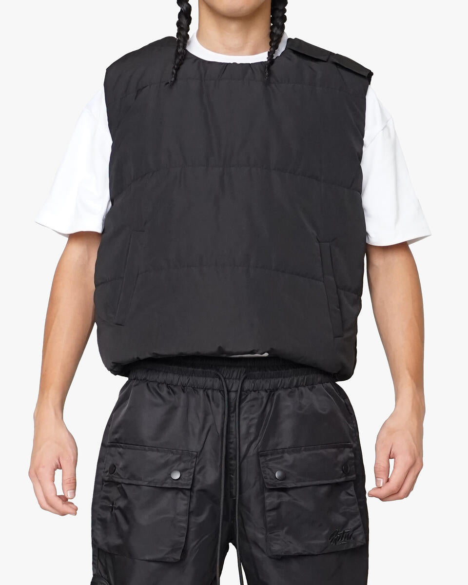 EPTM TACTICAL PUFFER VEST-BLACK