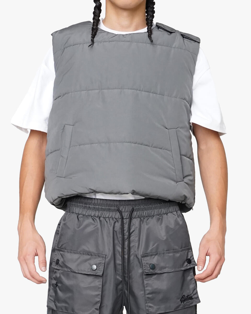 EPTM TACTICAL PUFFER VEST-GREY