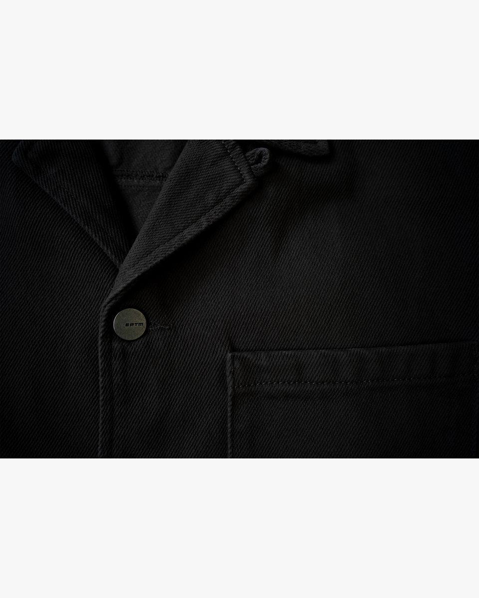 EPTM BOXY TWILL SHIRT - BLACK
