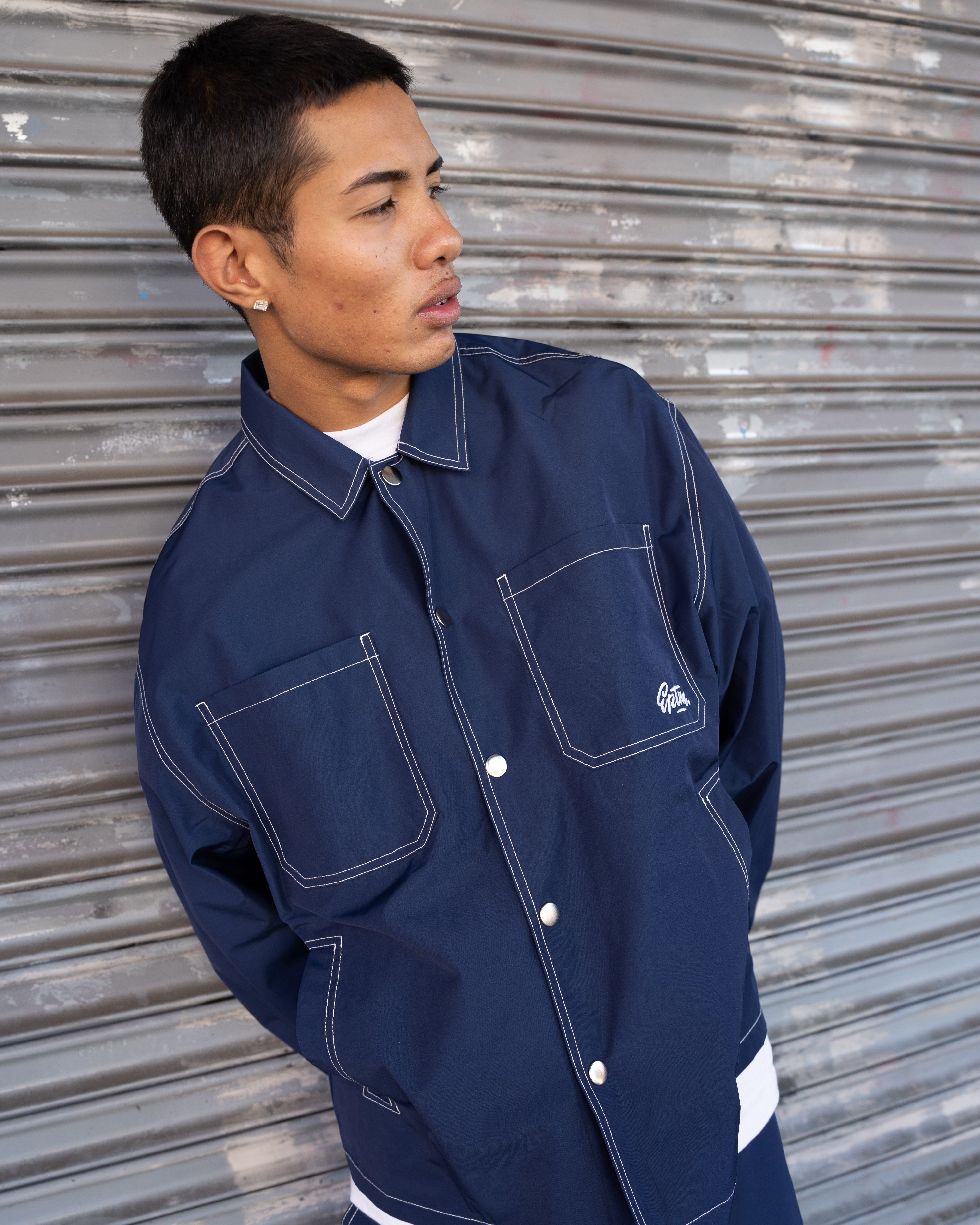 EPTM PACIFIC L/S SHIRT - NAVY