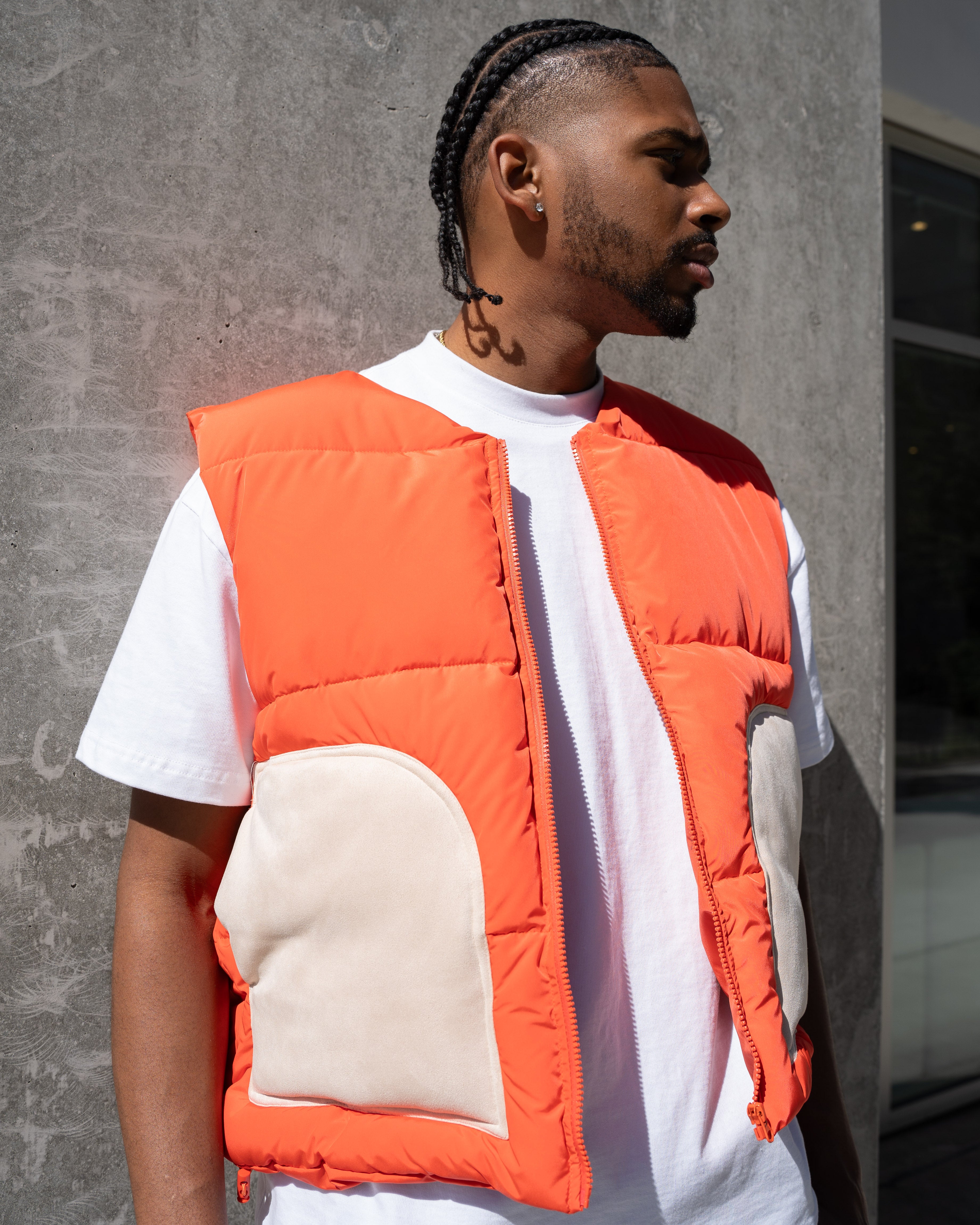 EPTM CONTRAST PUFFER-ORANGE