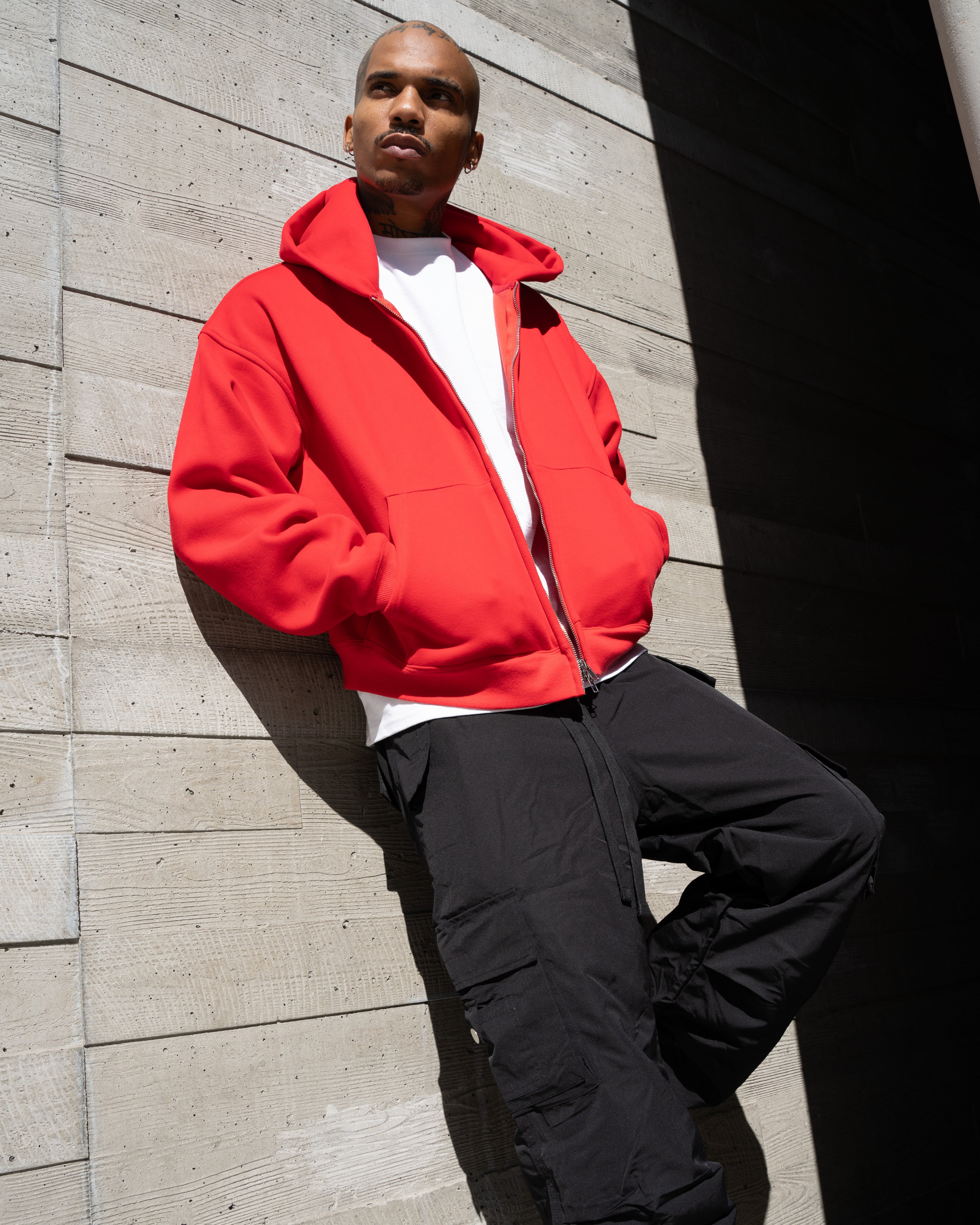 EPTM PERFECT ZIP UP HOODIE - RED