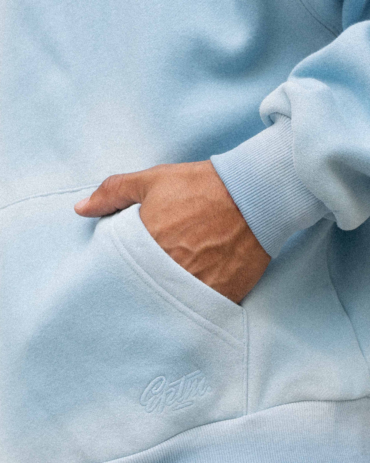 EPTM Baylor Zip Up Hoodie - Sky Blue
