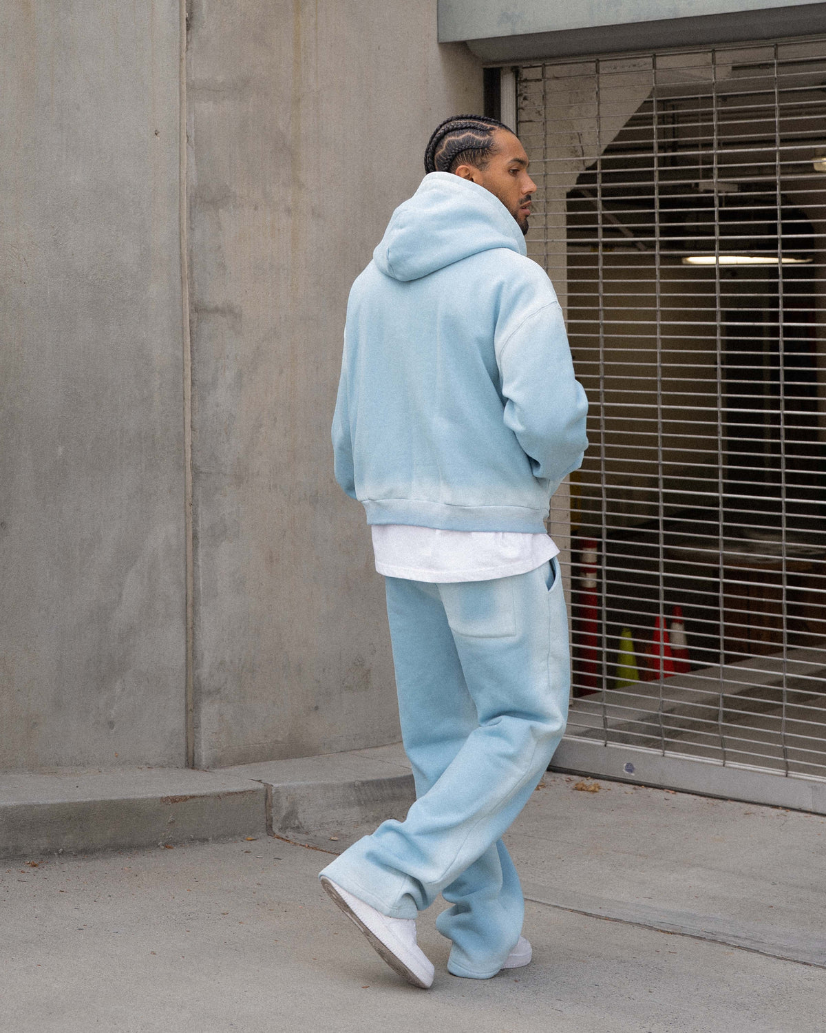 EPTM Baylor Zip Up Hoodie - Sky Blue