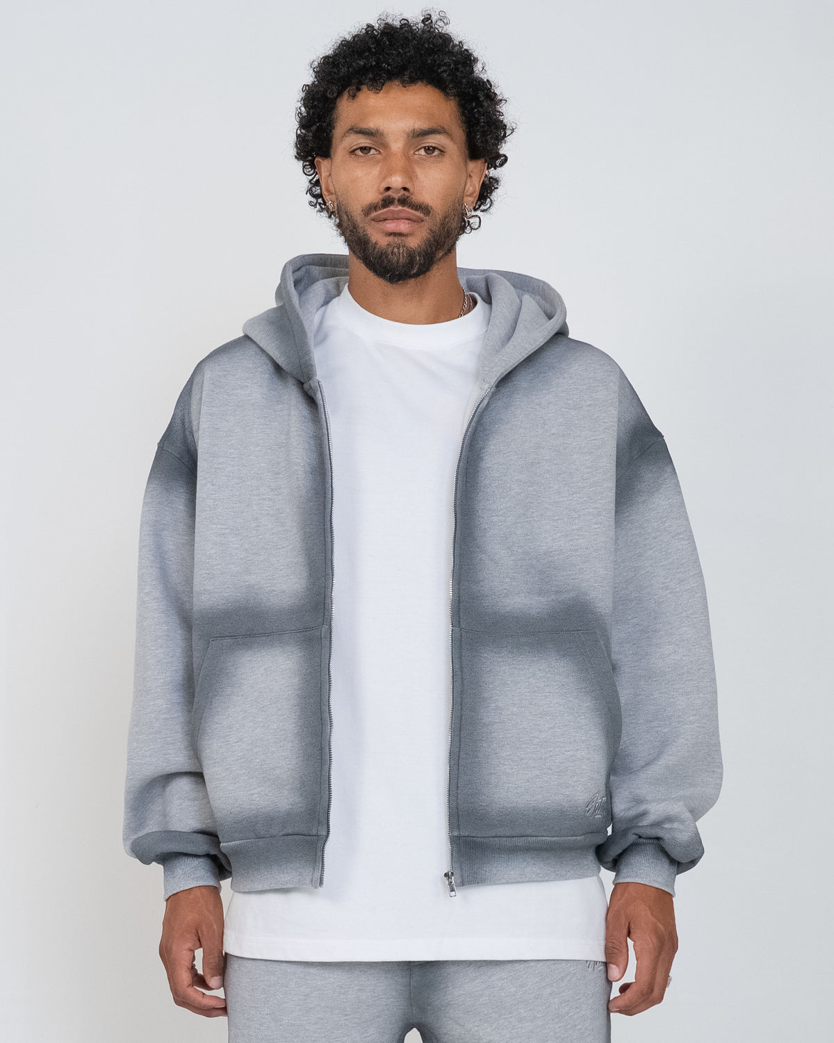 EPTM Baylor Zip Up Hoodie -  Heather Grey