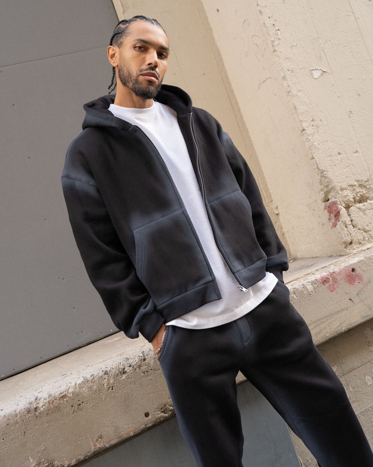 EPTM Baylor Zip Up Hoodie - Black