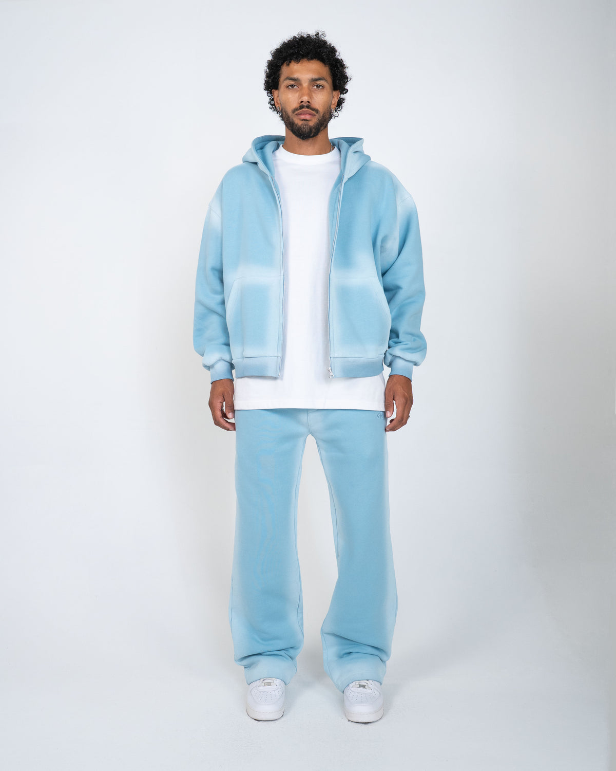 EPTM Baylor Zip Up Hoodie - Sky Blue