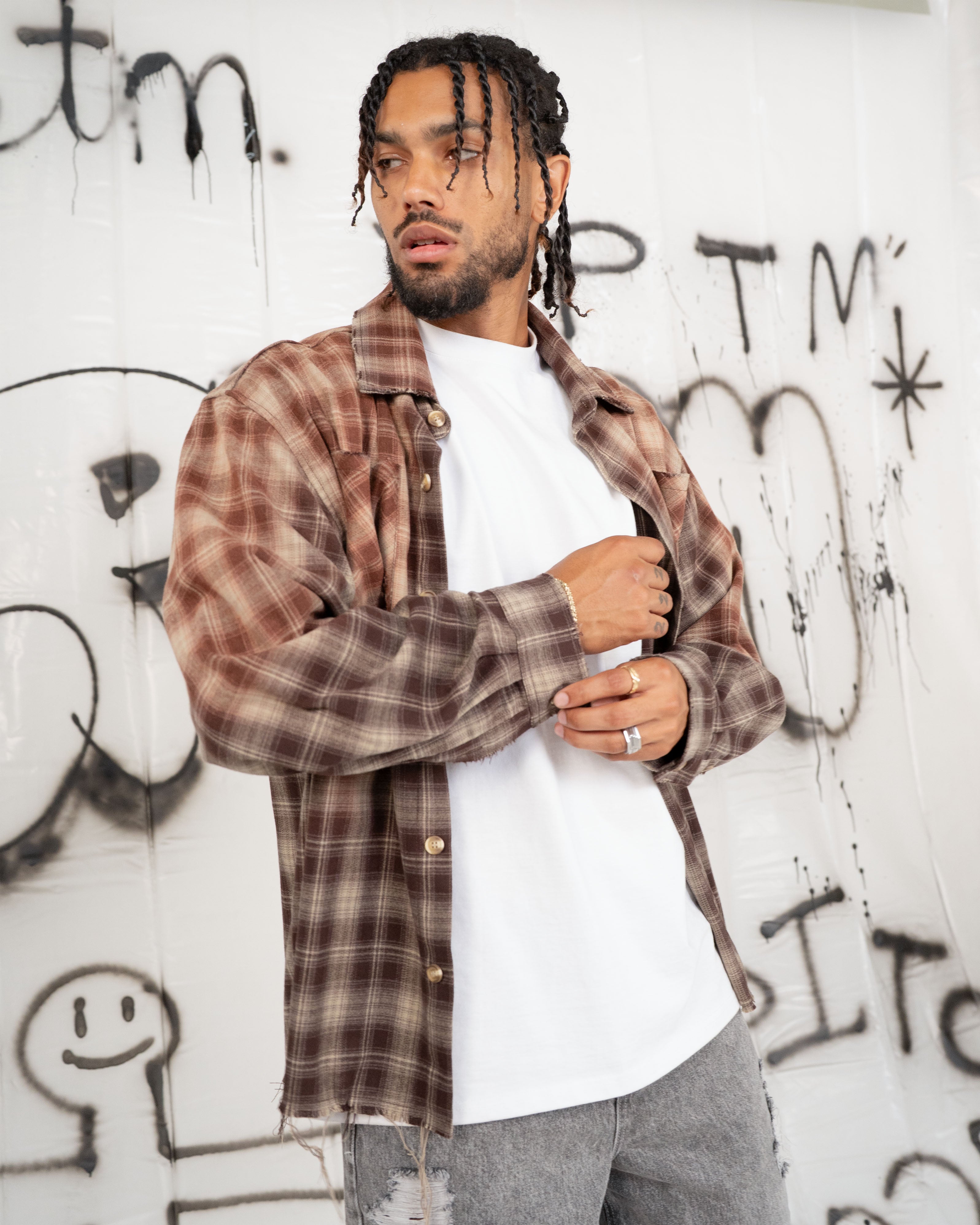 EPTM Bleached Flannels - Brown