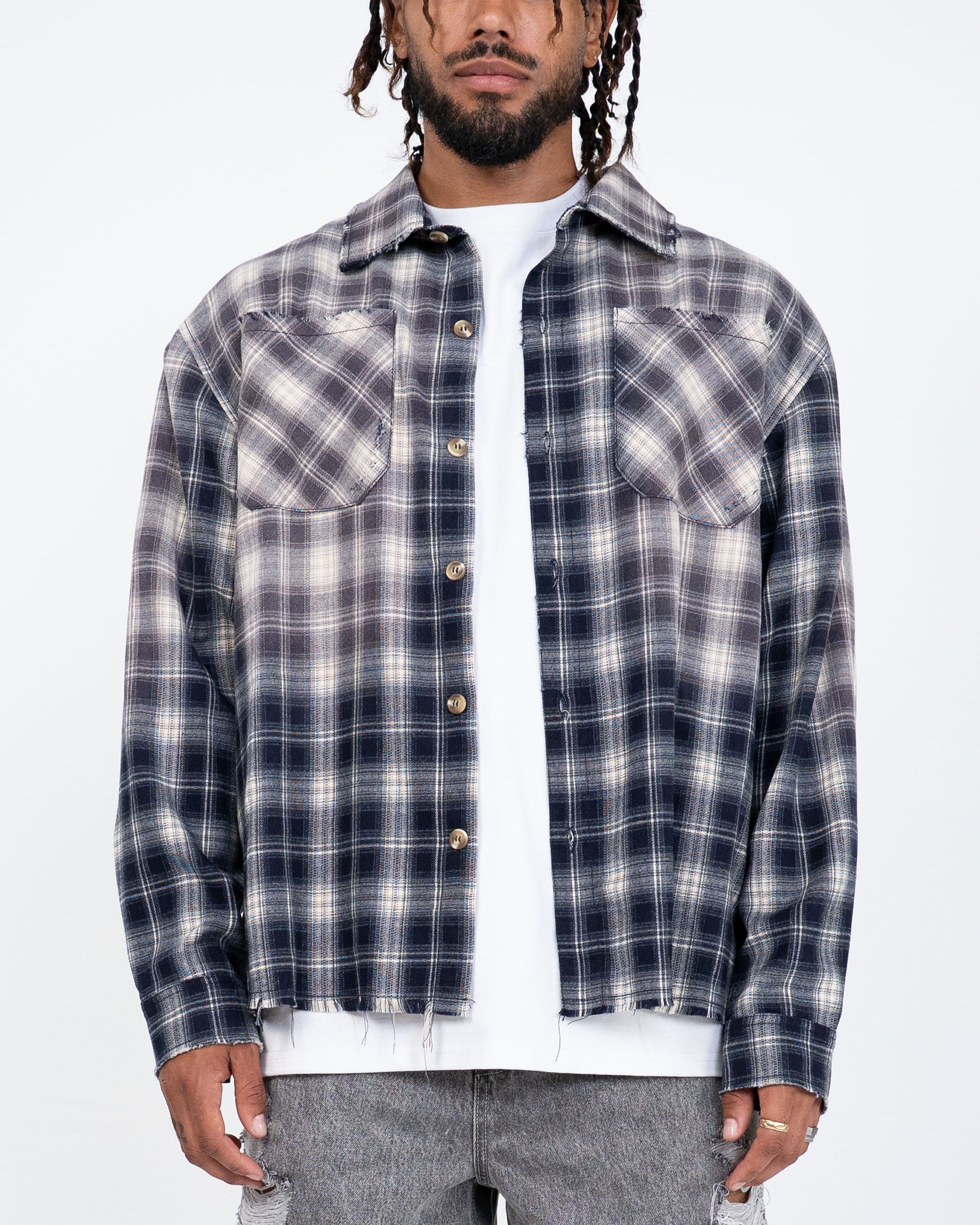 EPTM Bleached Flannels - Navy