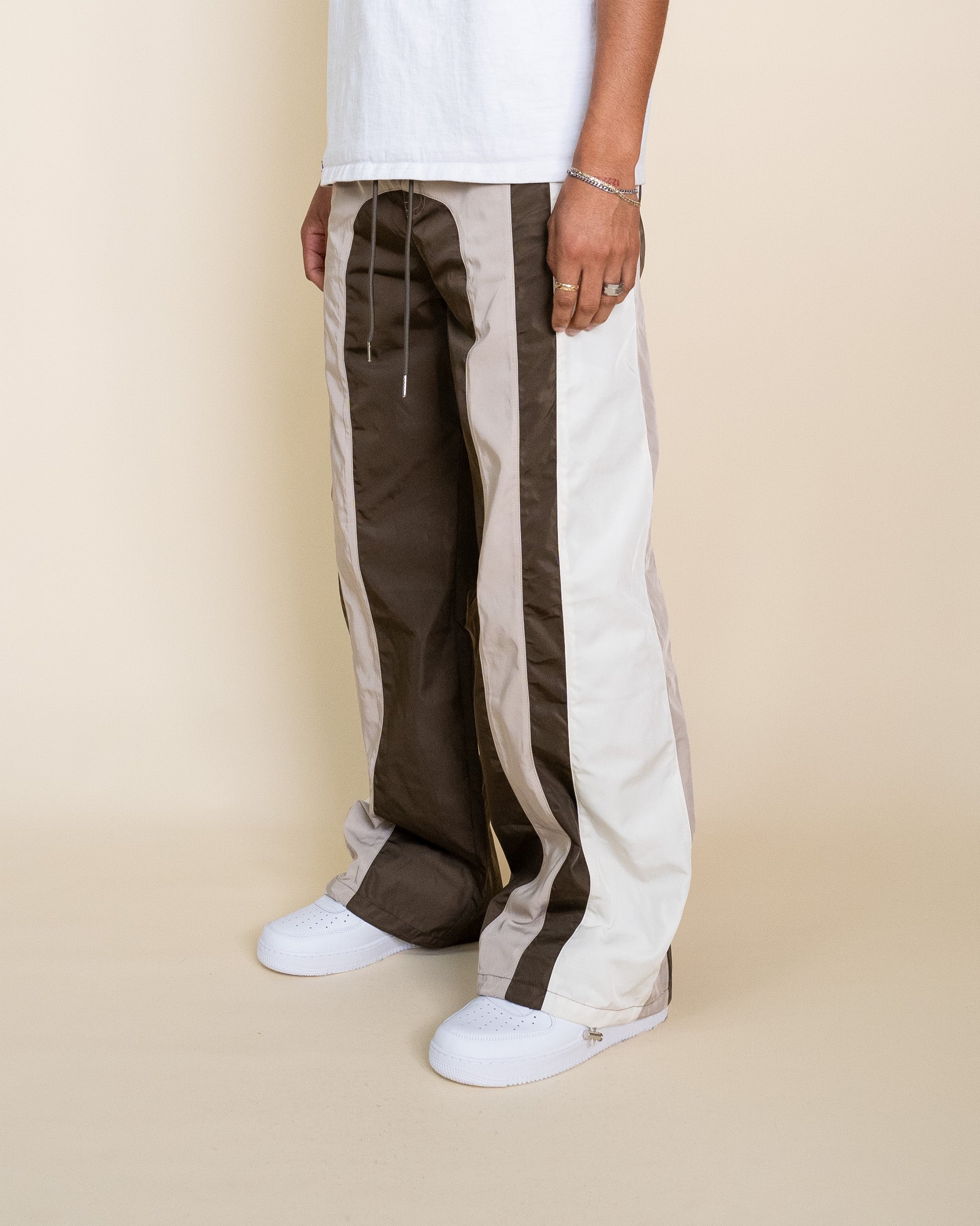 EPTM BLOCKIE TRACK PANTS - BROWN