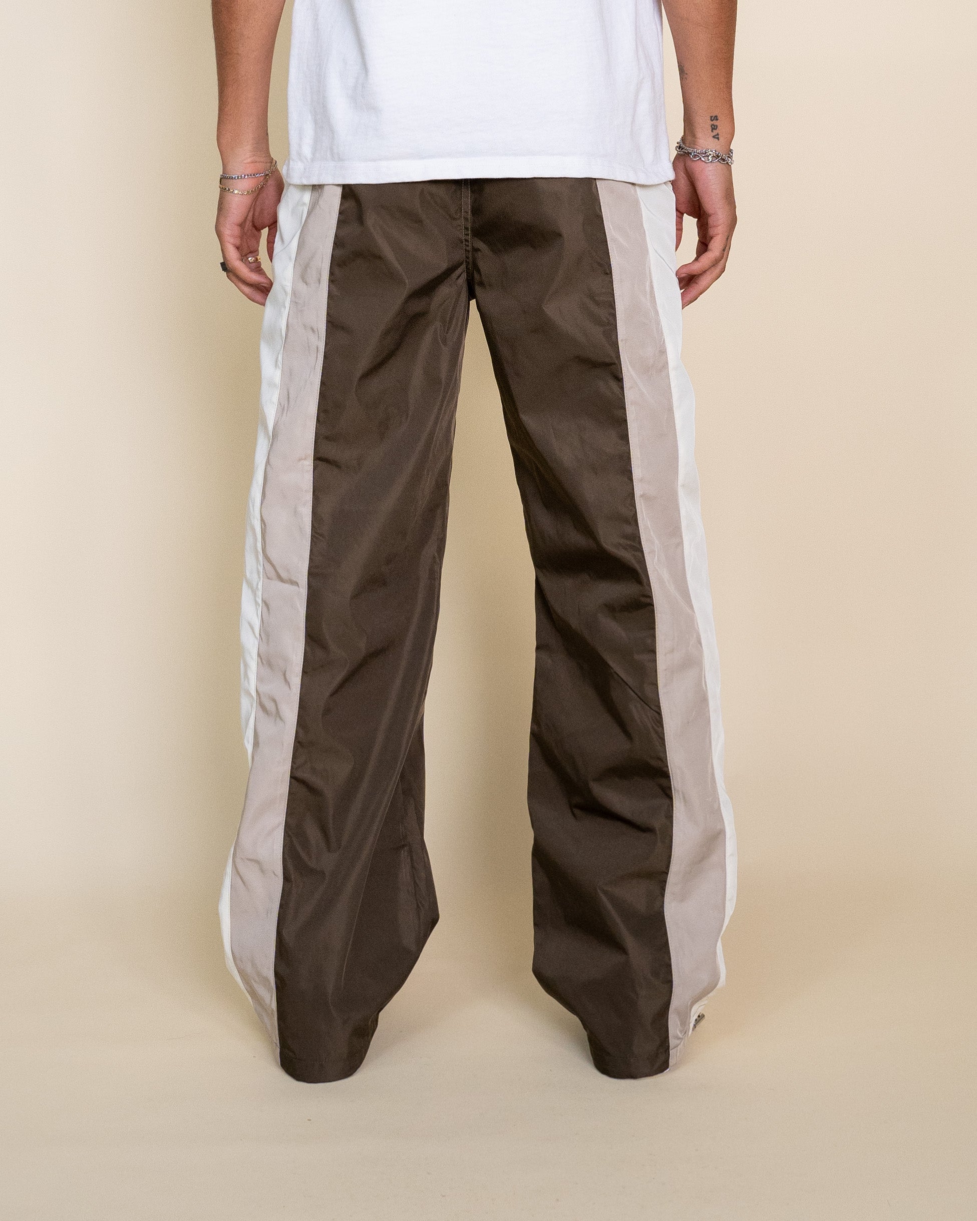 EPTM BLOCKIE TRACK PANTS - BROWN