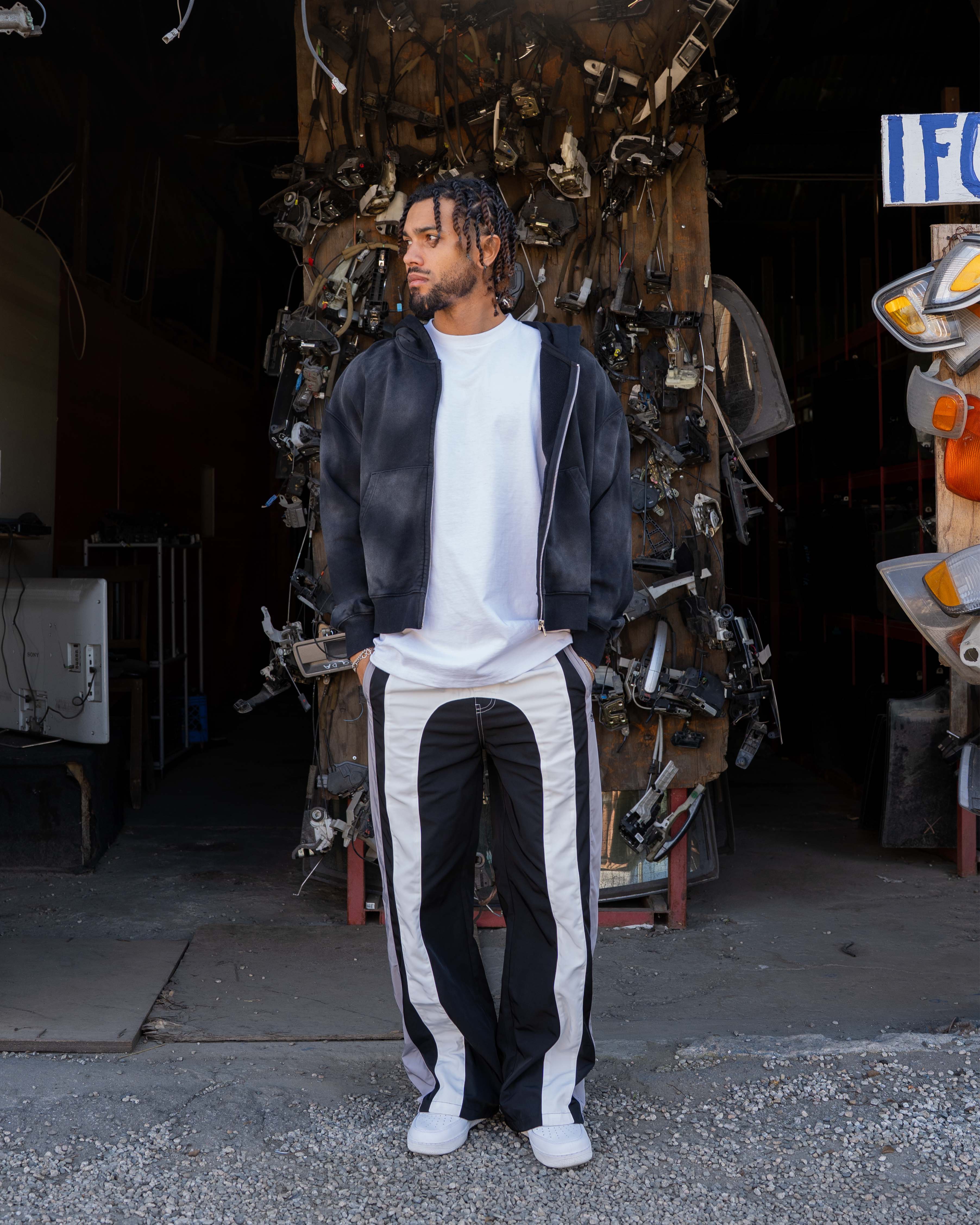 EPTM BLOCKIE TRACK PANTS - BLACK