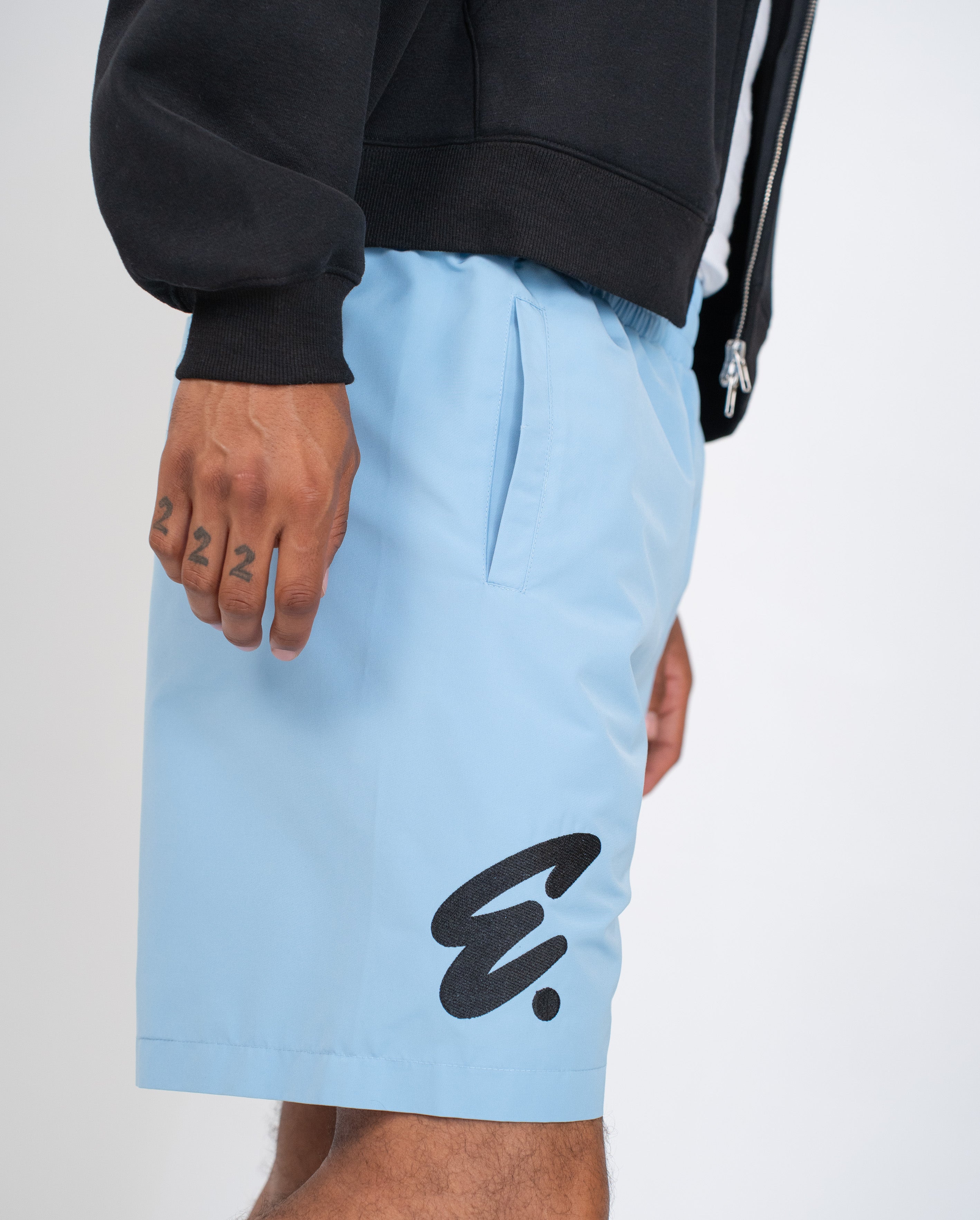 EPTM Brand Shorts - Sky Blue
