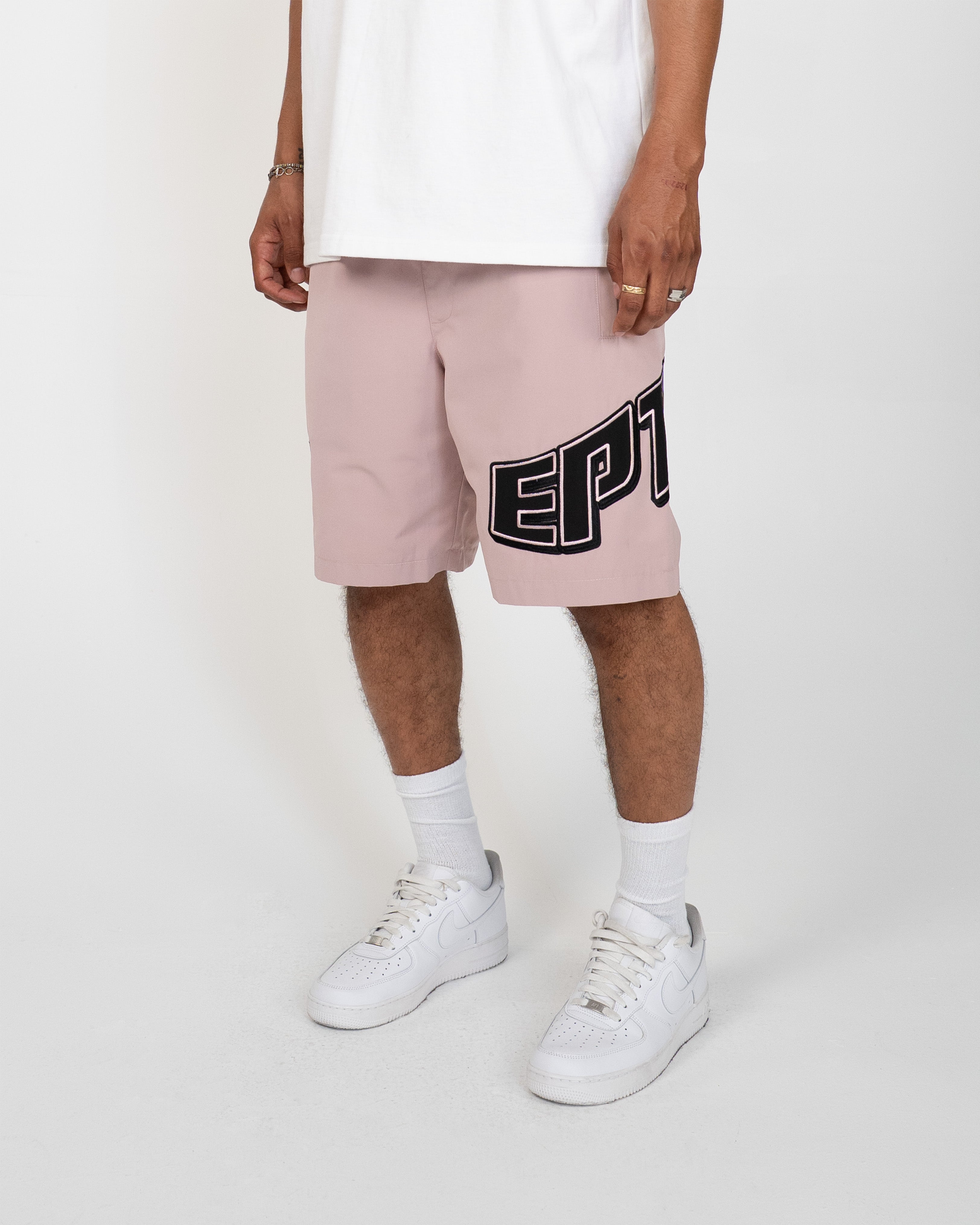 EPTM Brand Shorts - Dusty Pink