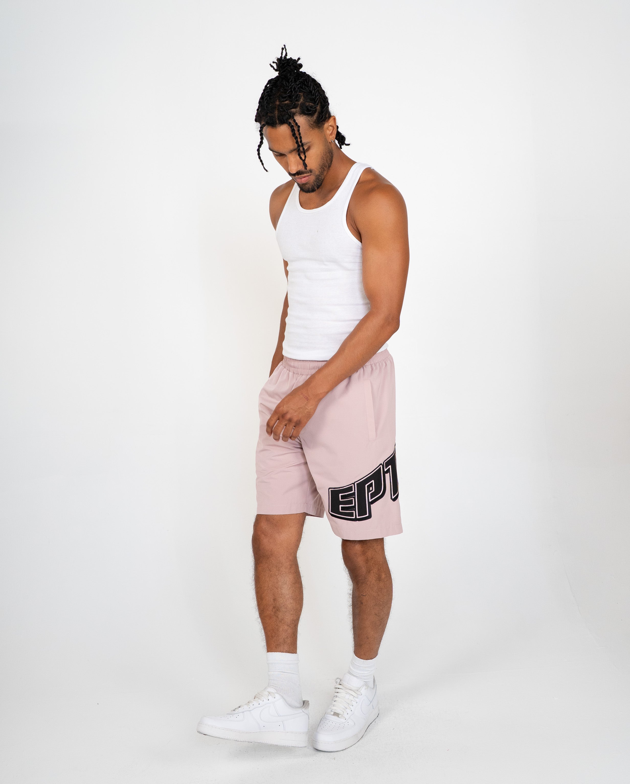 EPTM Brand Shorts - Dusty Pink