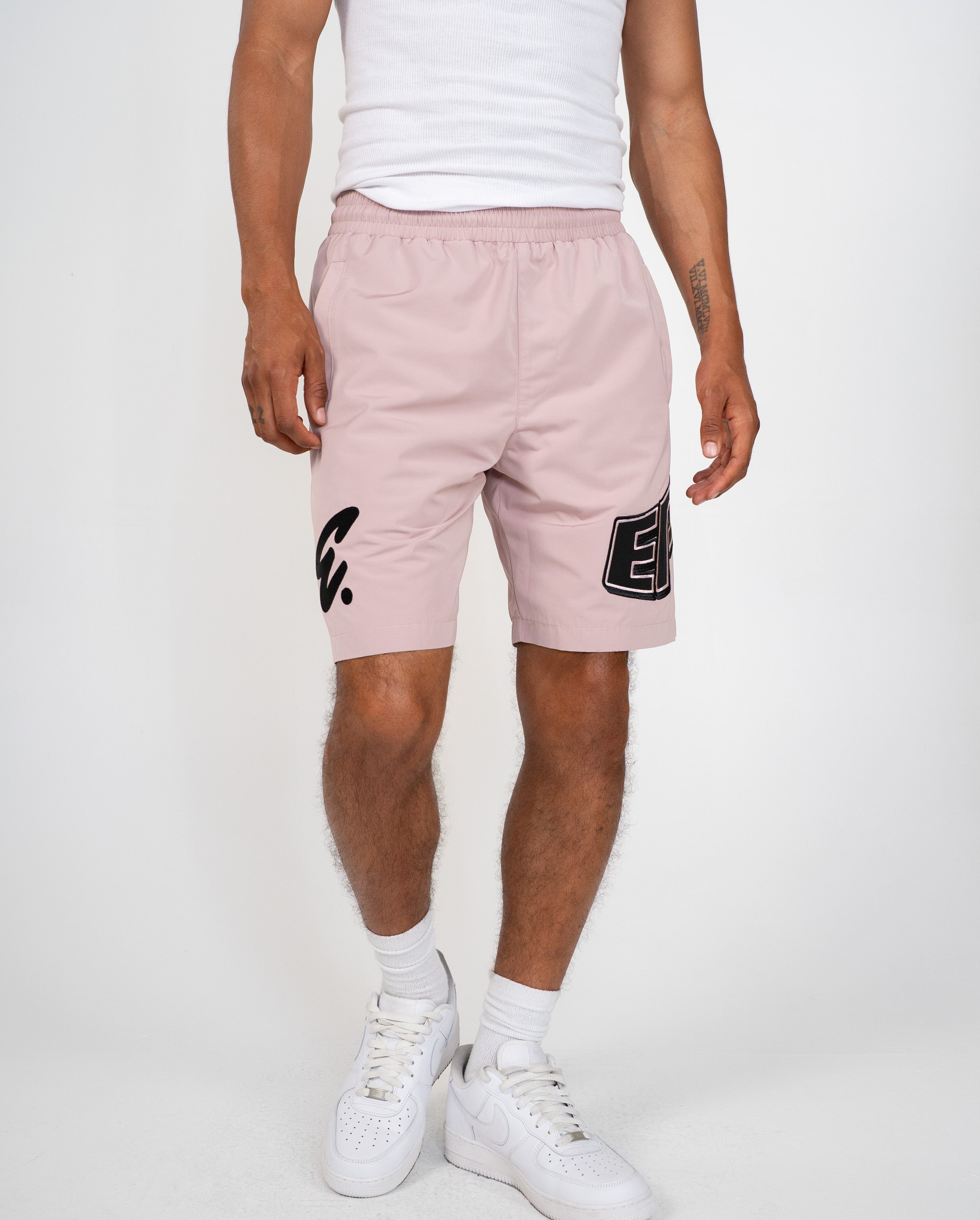 EPTM Brand Shorts - Dusty Pink