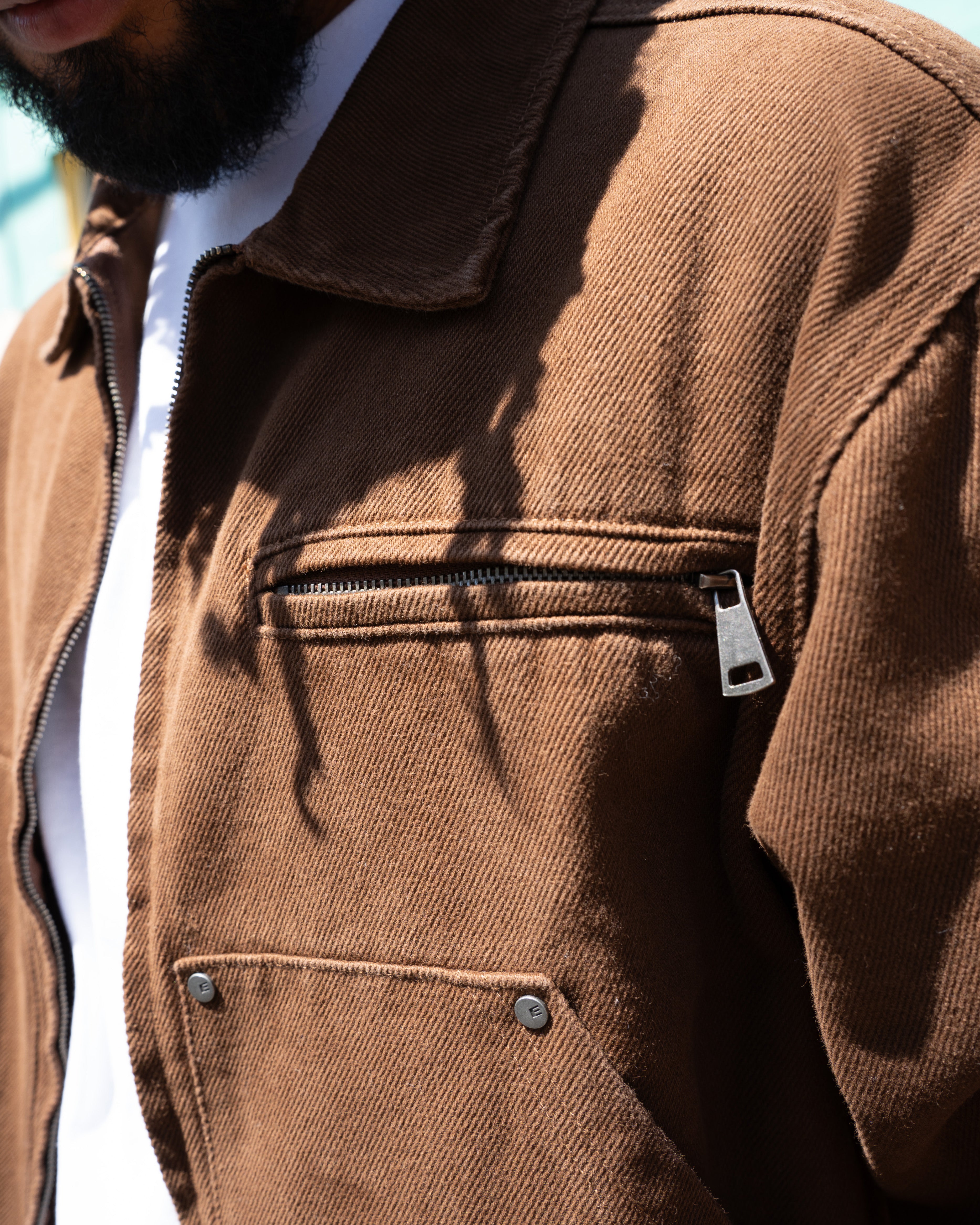 EPTM TUFF TWILL JACKET - BROWN