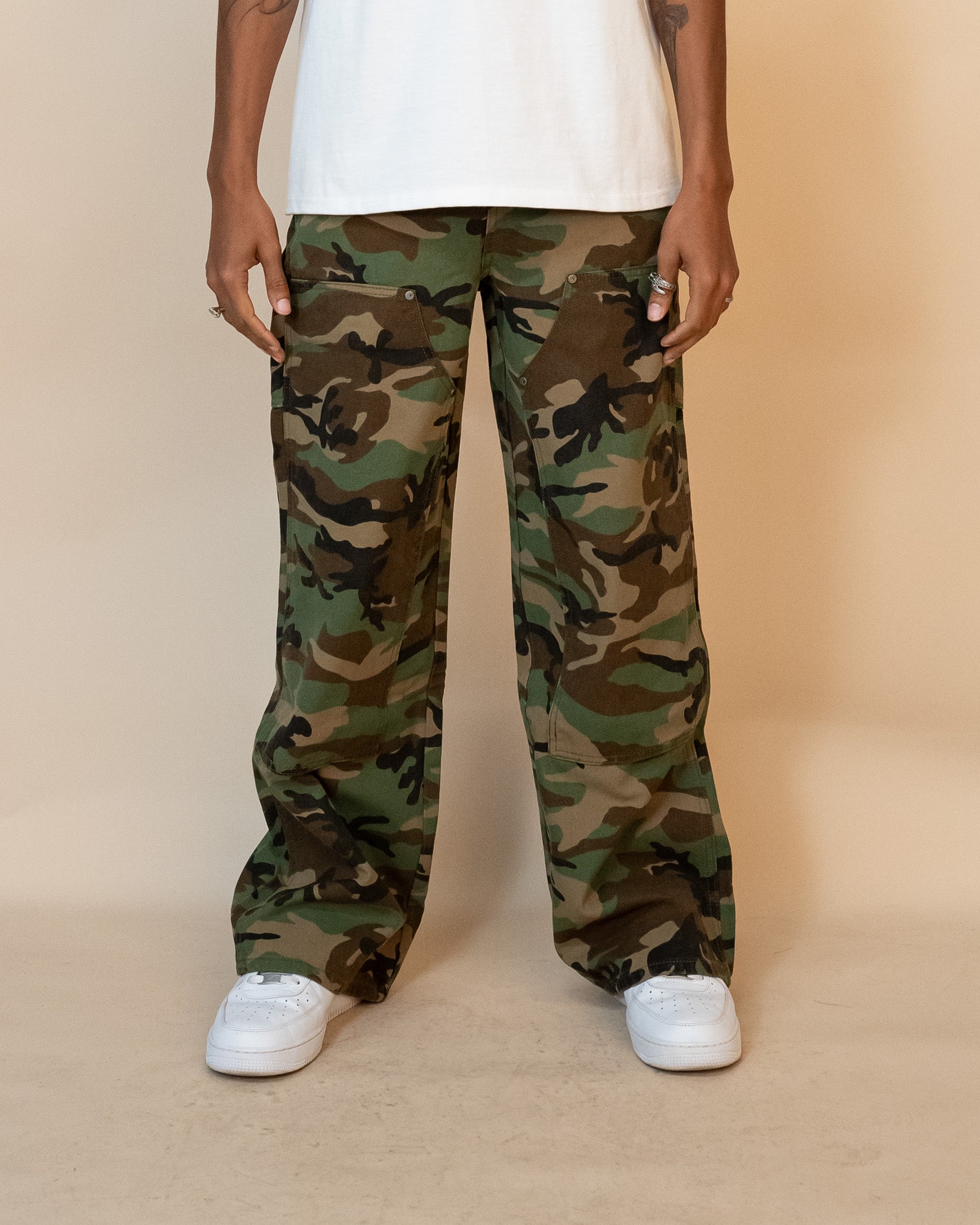 CAMO CARPENTER PANTS - OG CAMO