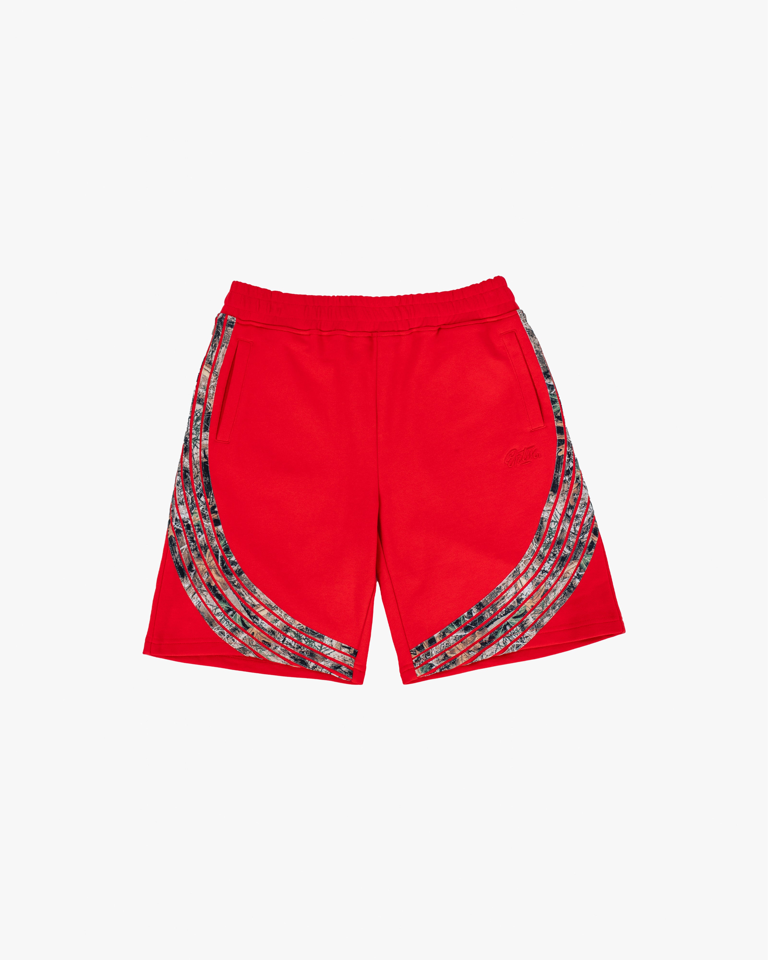 EPTM CAMO HIGHLAND SHORTS - RED