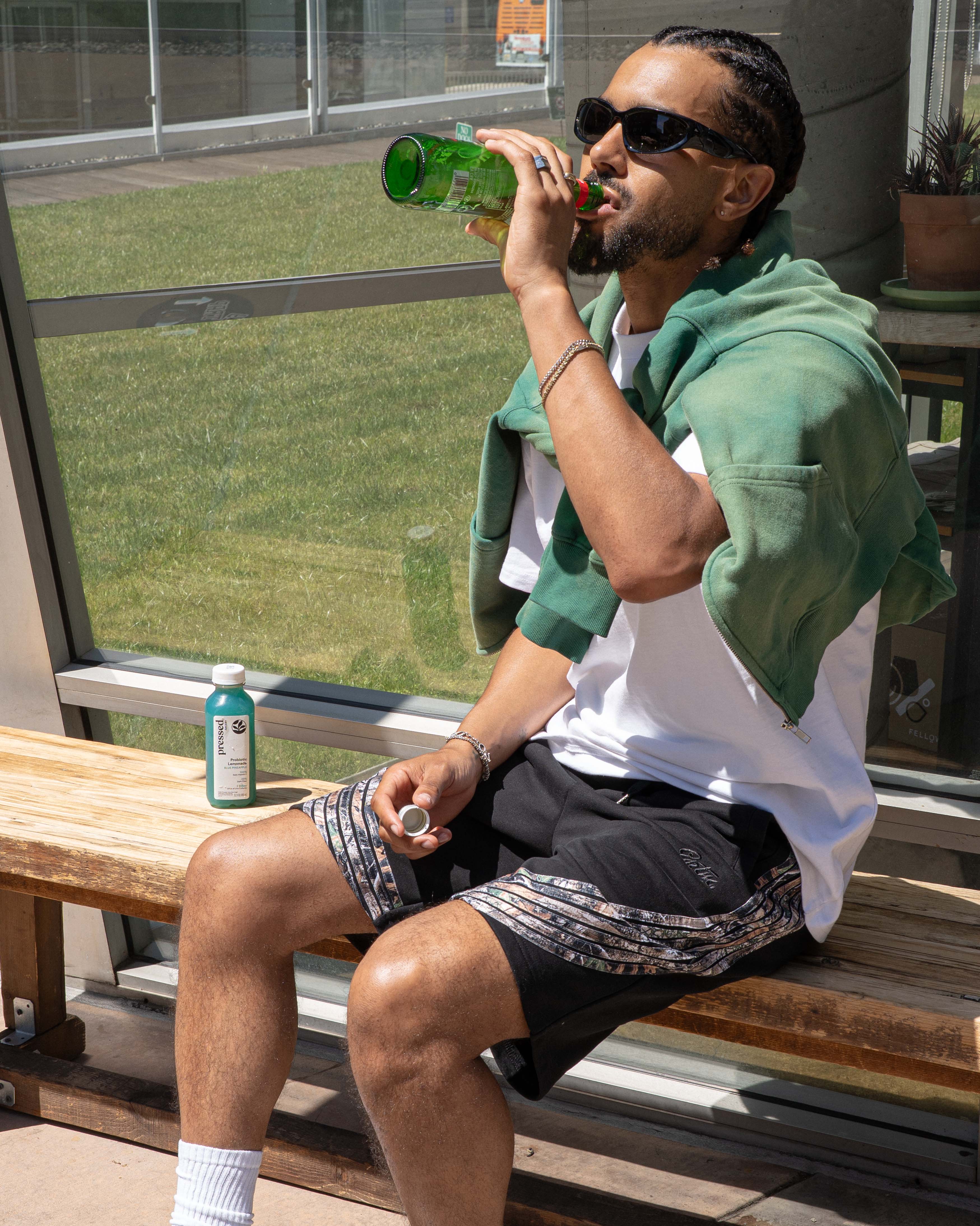 EPTM CAMO HIGHLAND SHORTS - BLACK