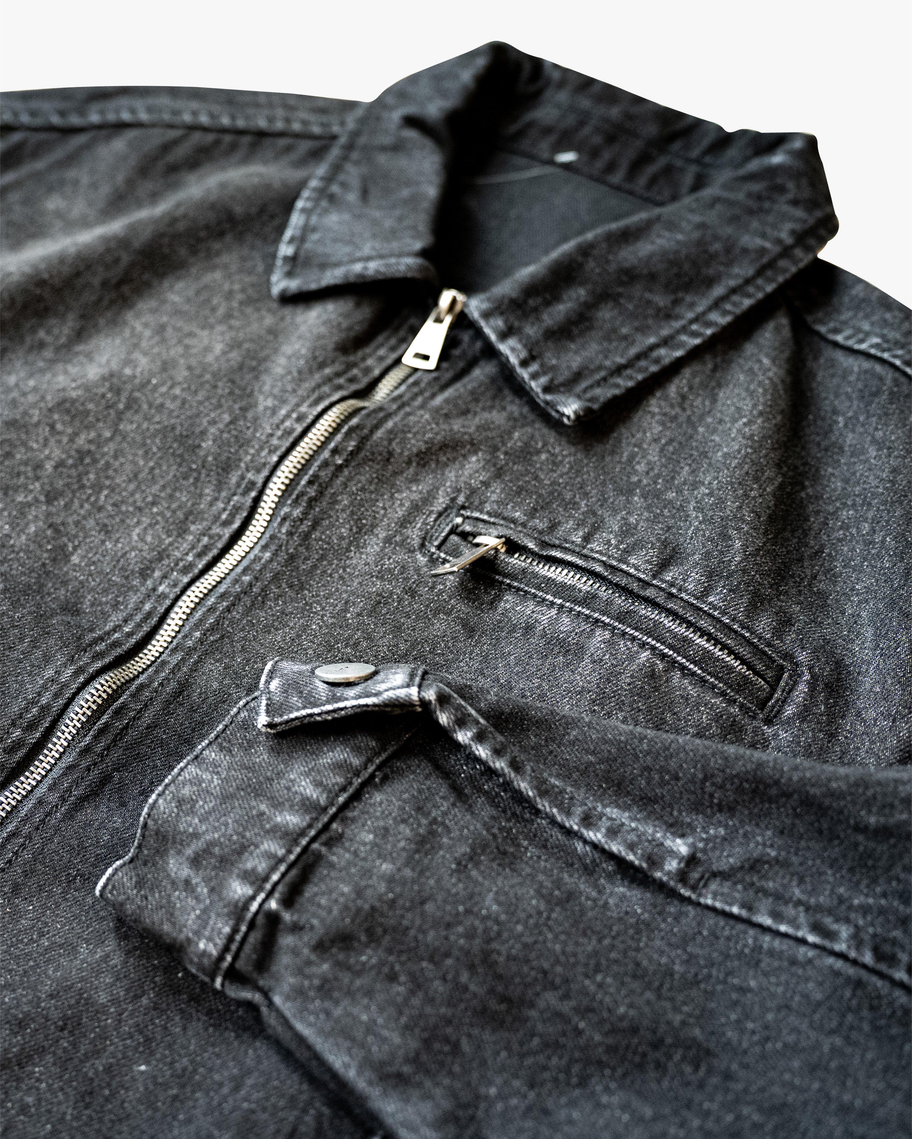 EPTM DENIM SHACKET - BLACK