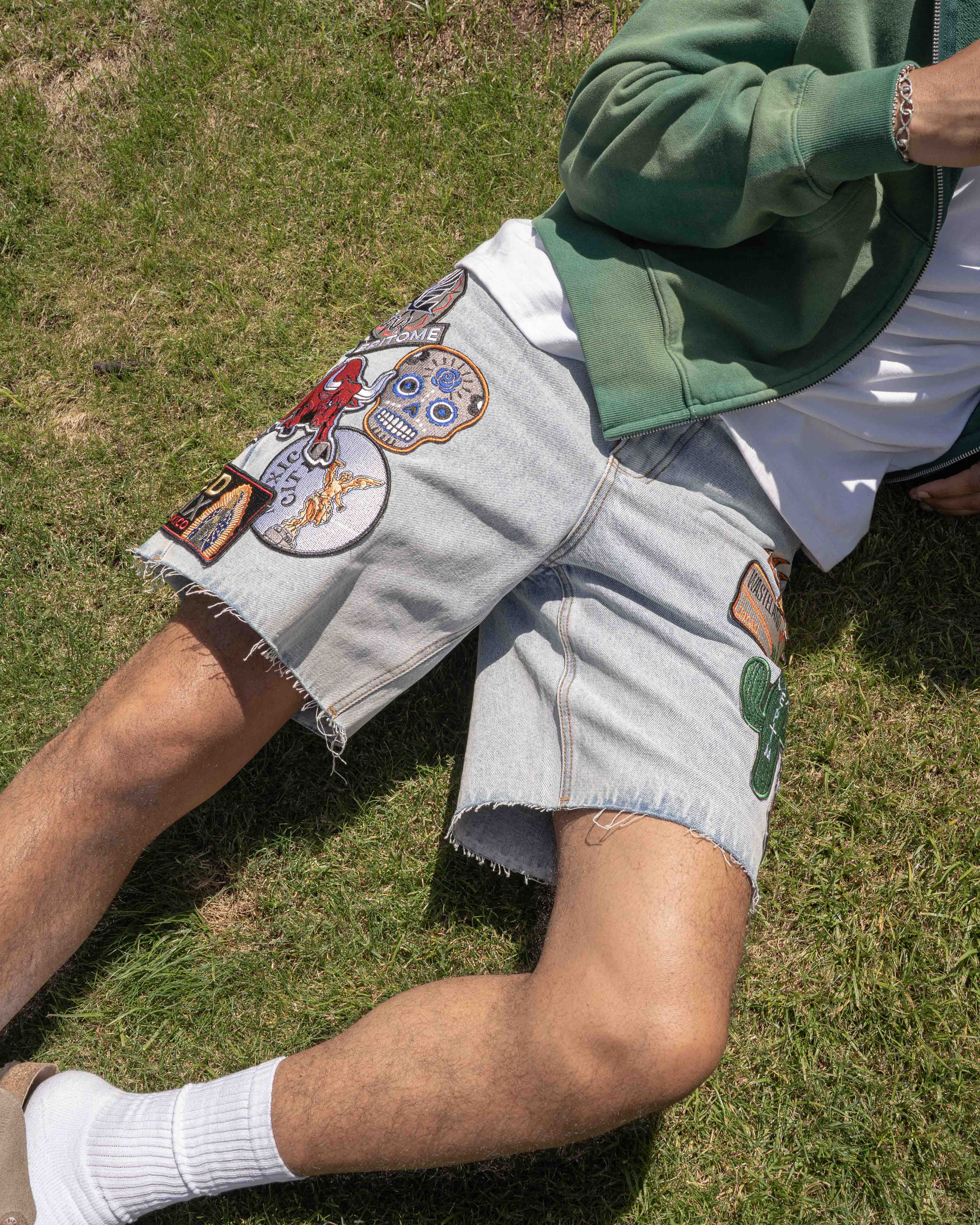 EPTM DIO DENIM SHORTS - BLUE