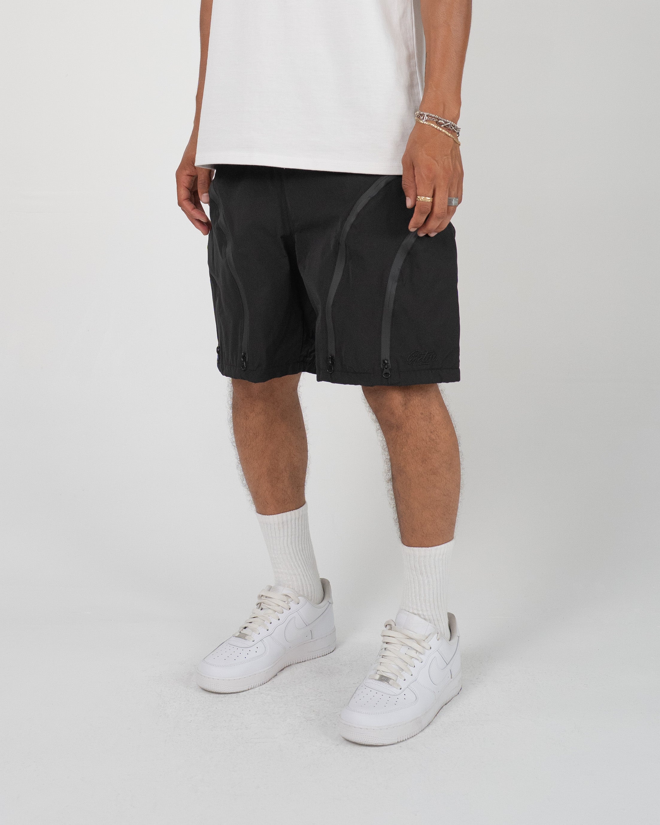 EPTM Double Zip Shorts - Black