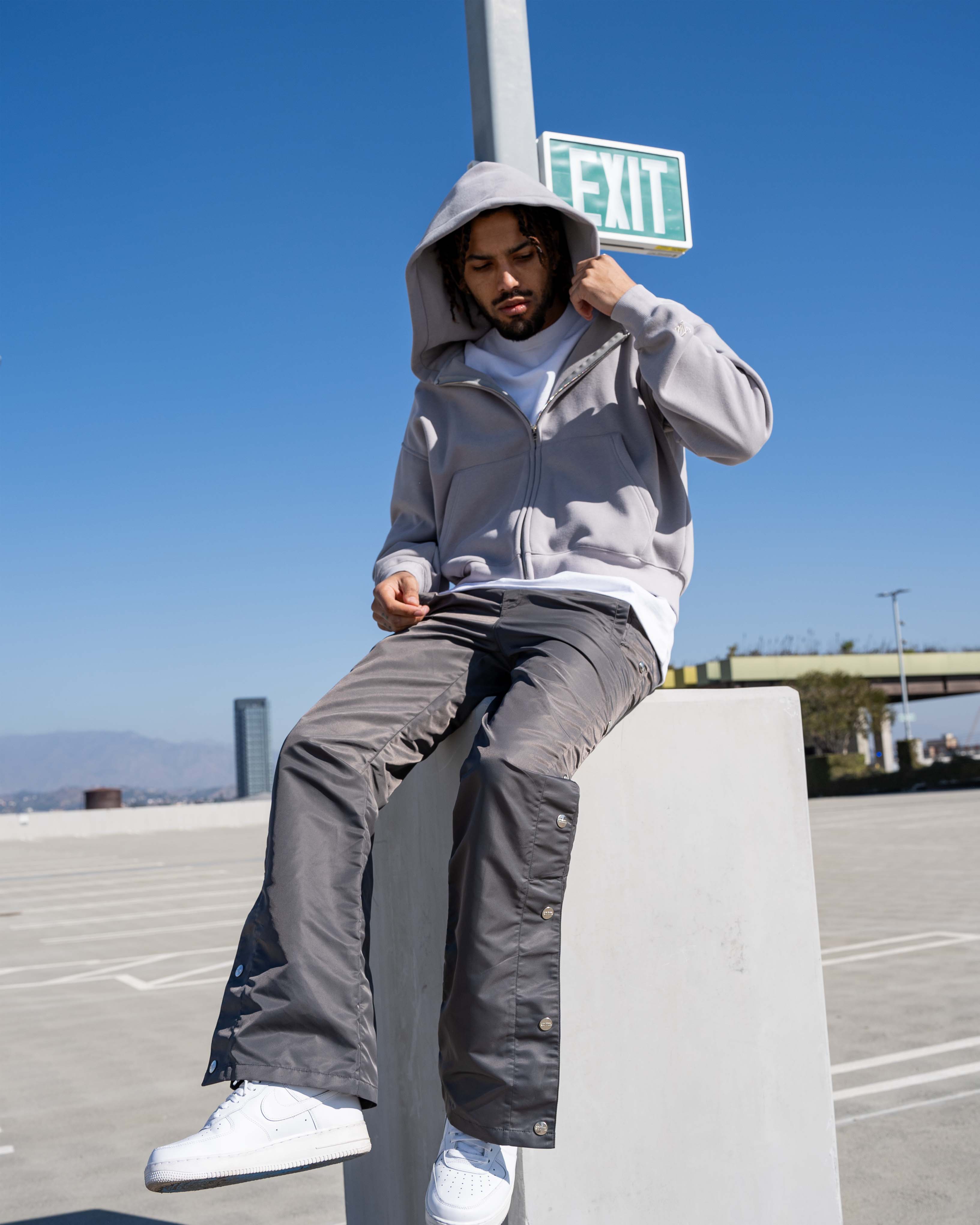 EPTM EXO TRACK PANTS - GREY