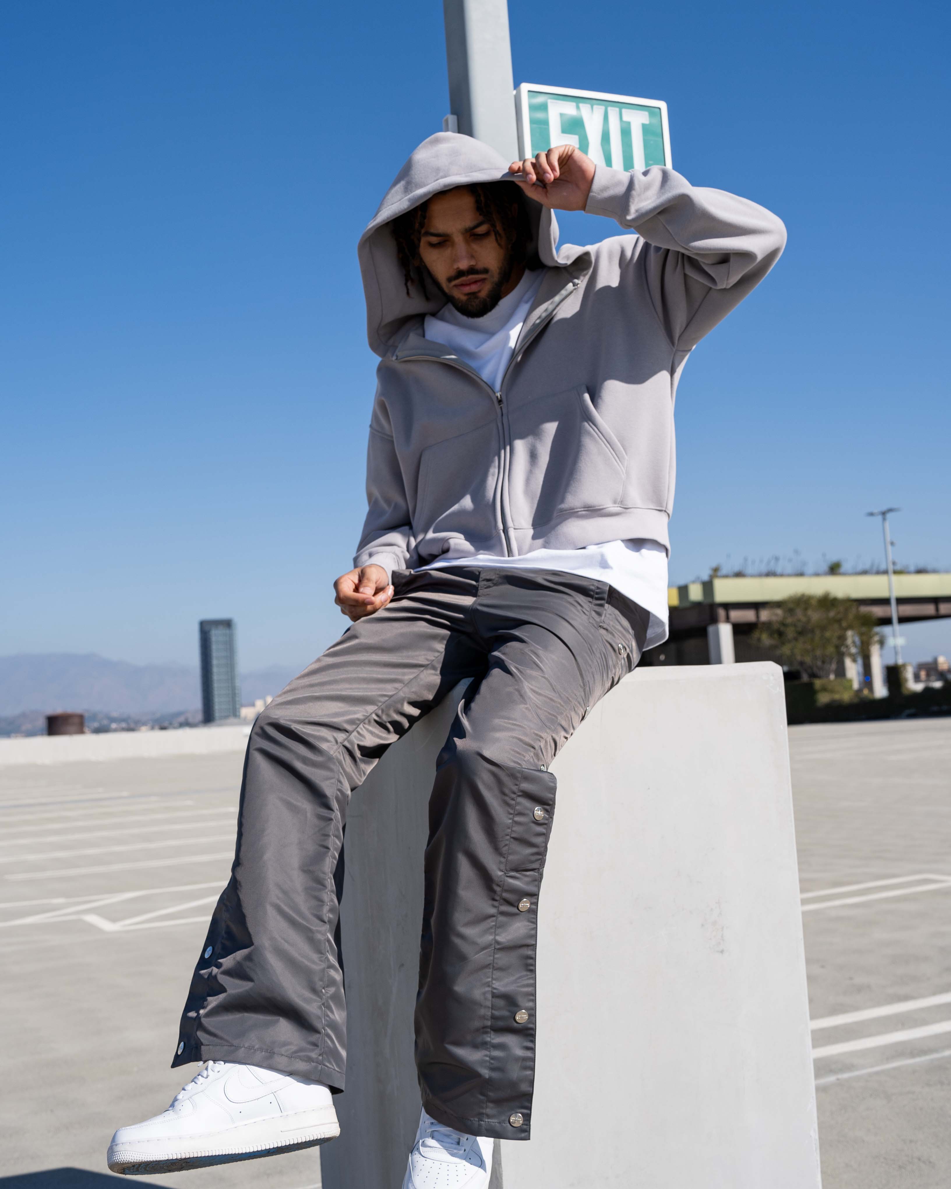 EPTM EXO TRACK PANTS - GREY