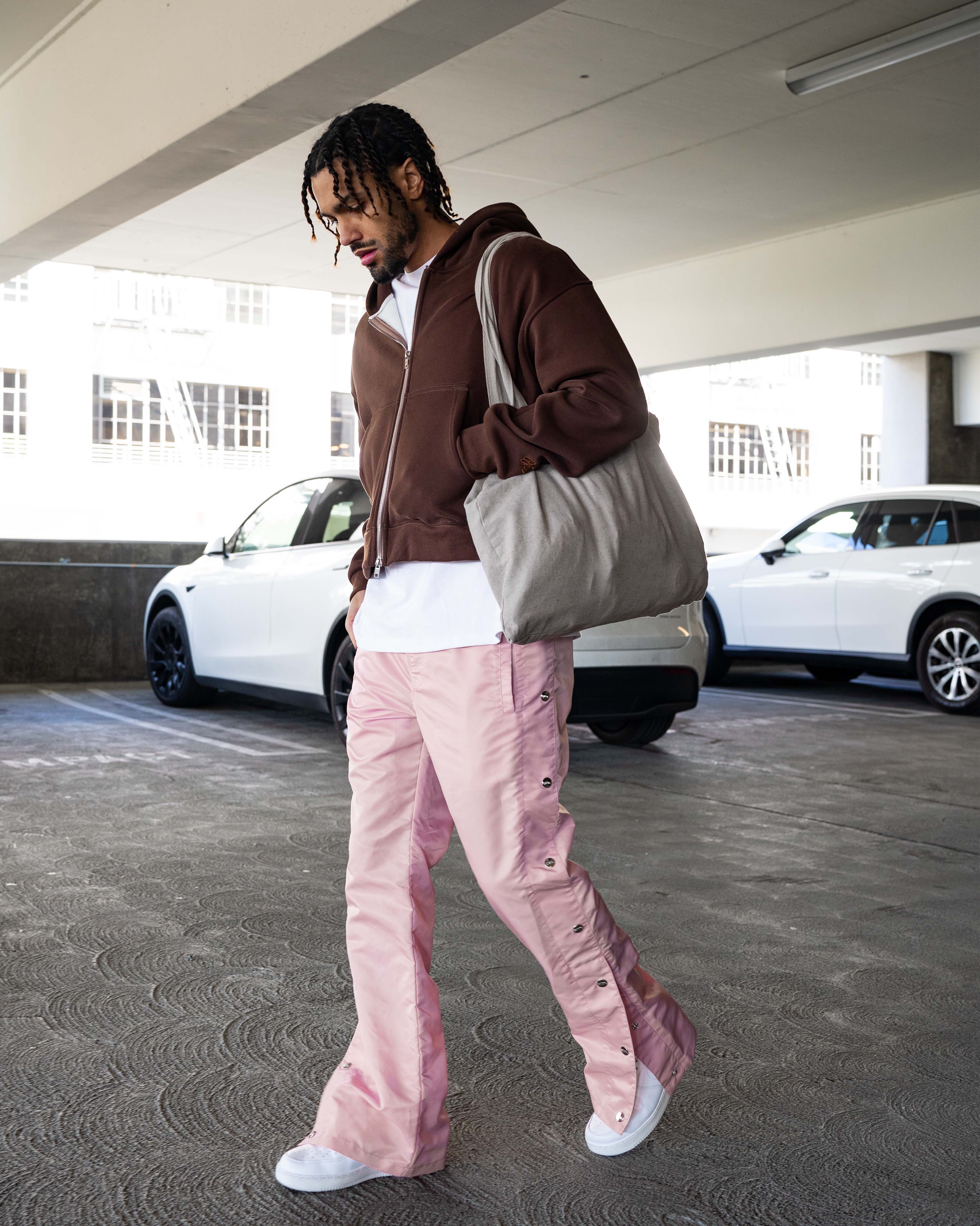 EPTM EXO TRACK PANTS - DUSTY PINK