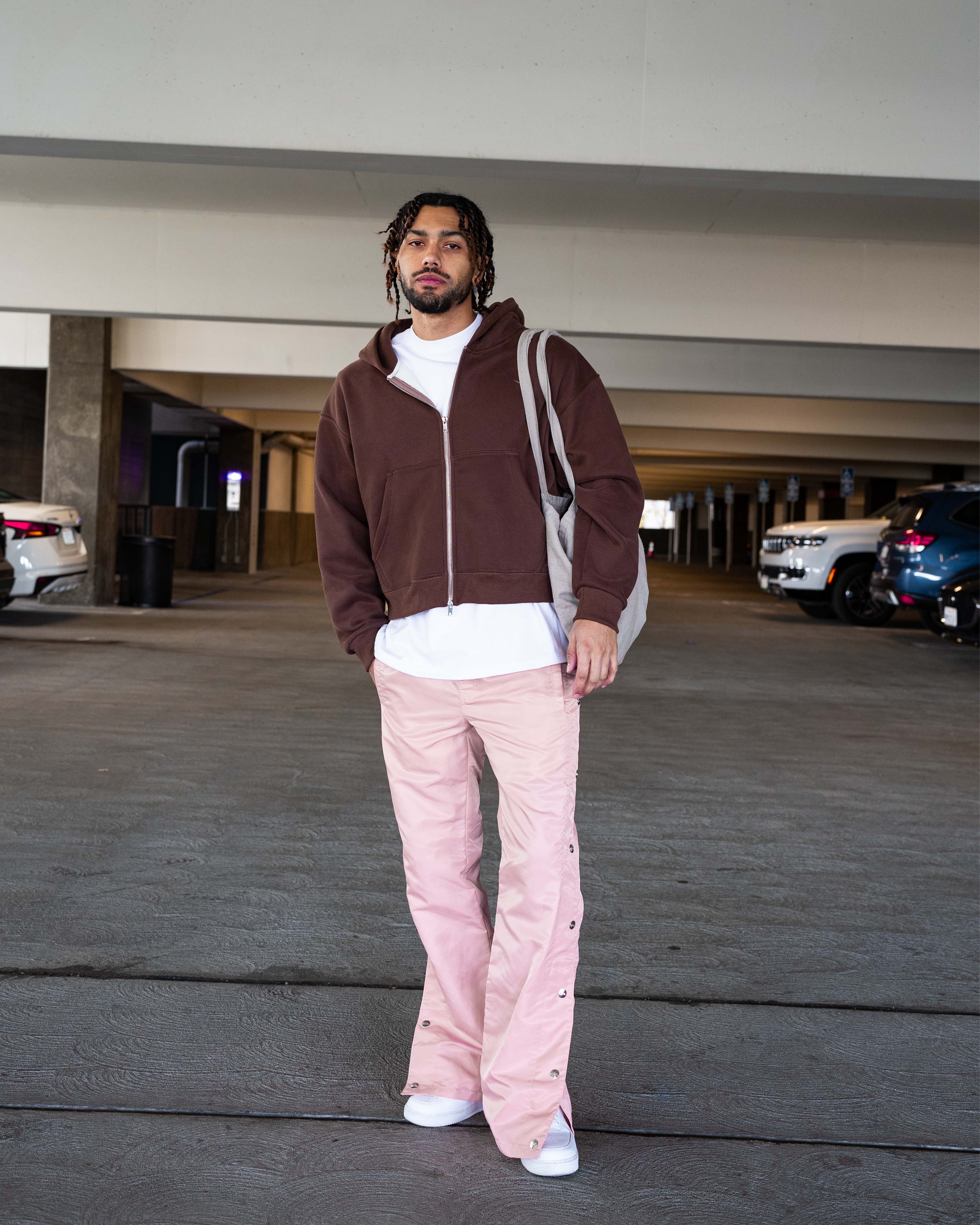 EPTM EXO TRACK PANTS - DUSTY PINK