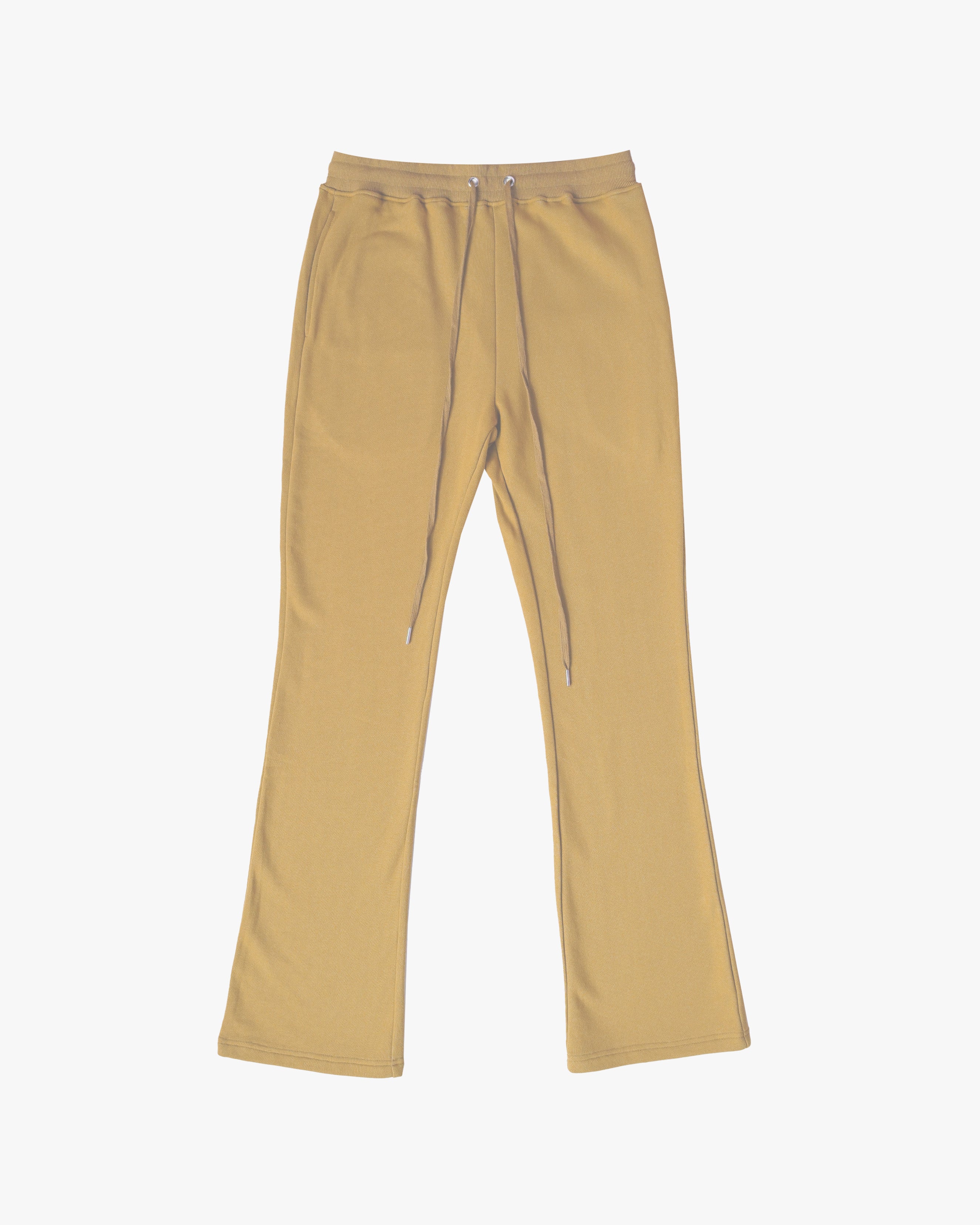 PERFECT FLARE SWEATPANTS-TAN