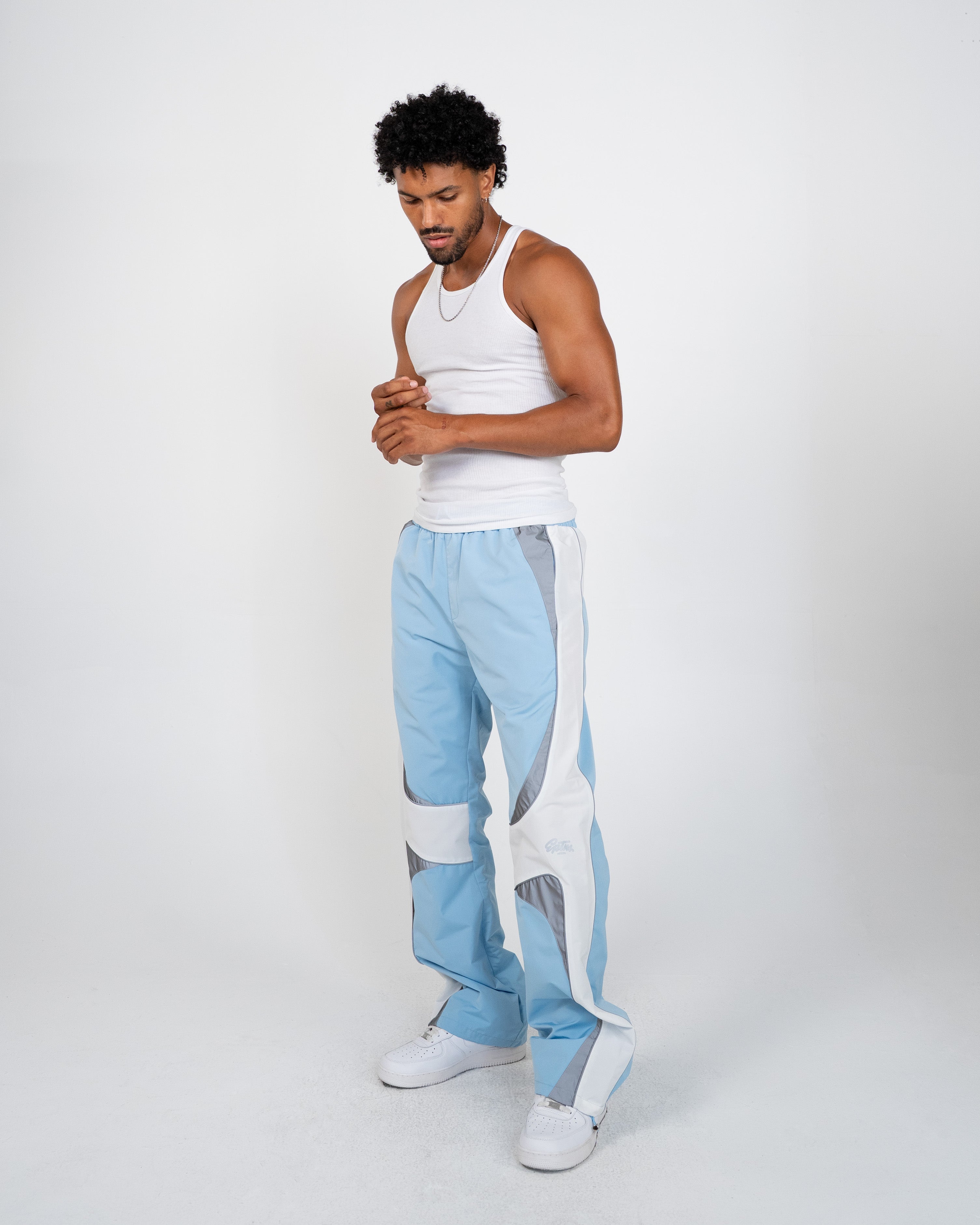 EPTM Grid Pants - Sky Blue