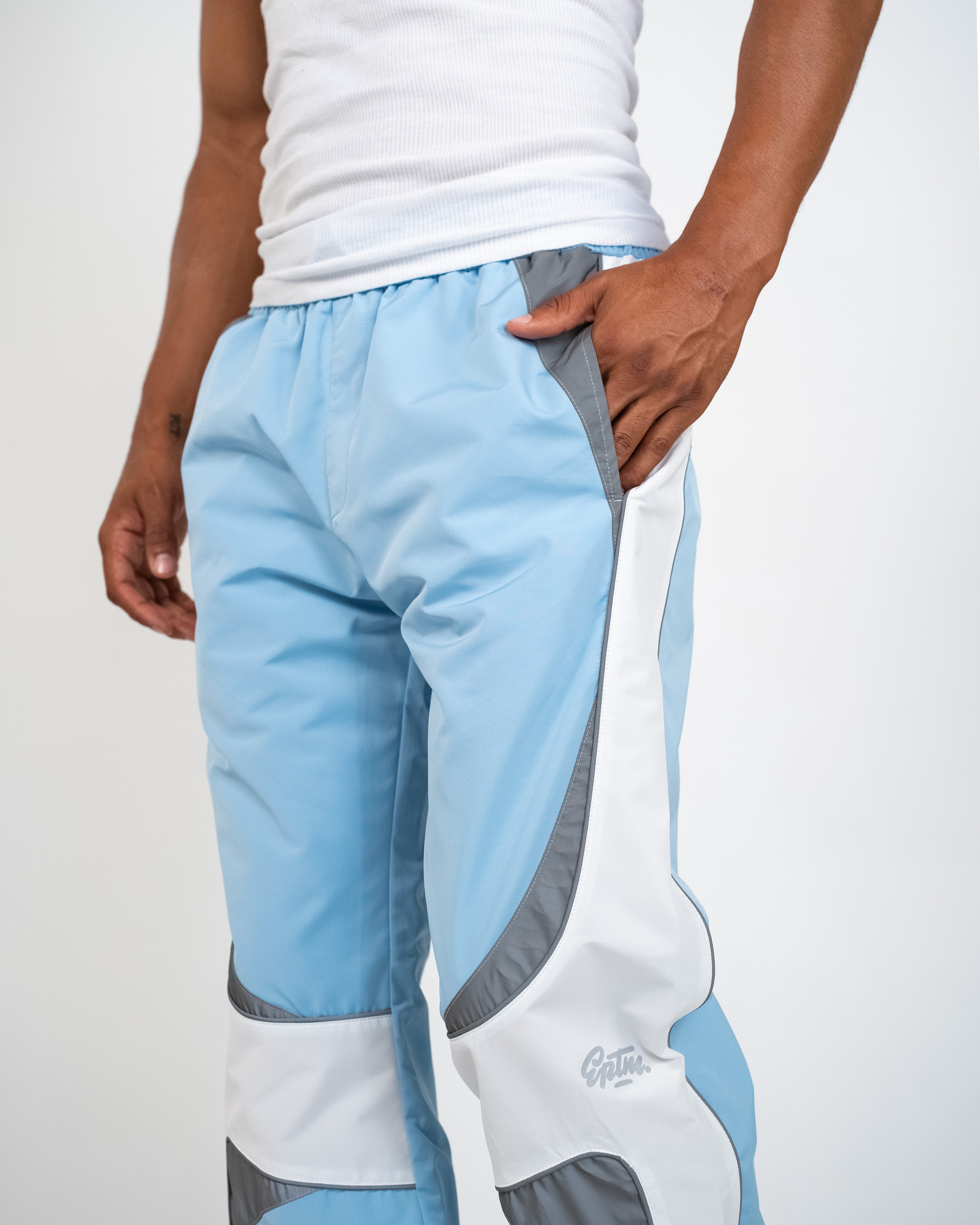 EPTM Grid Pants - Sky Blue