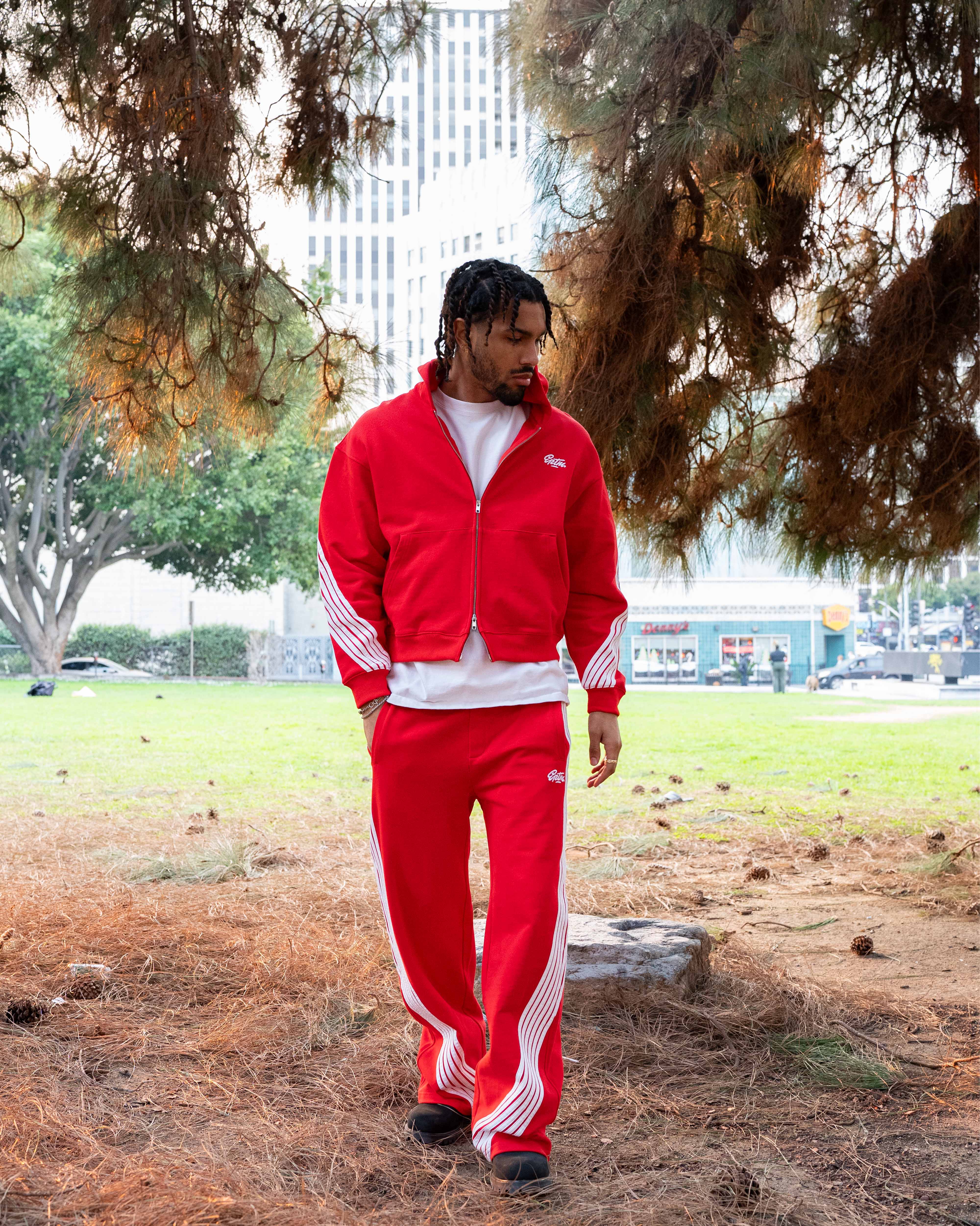 EPTM HIGHLAND ZIP UP HOODIE - RED