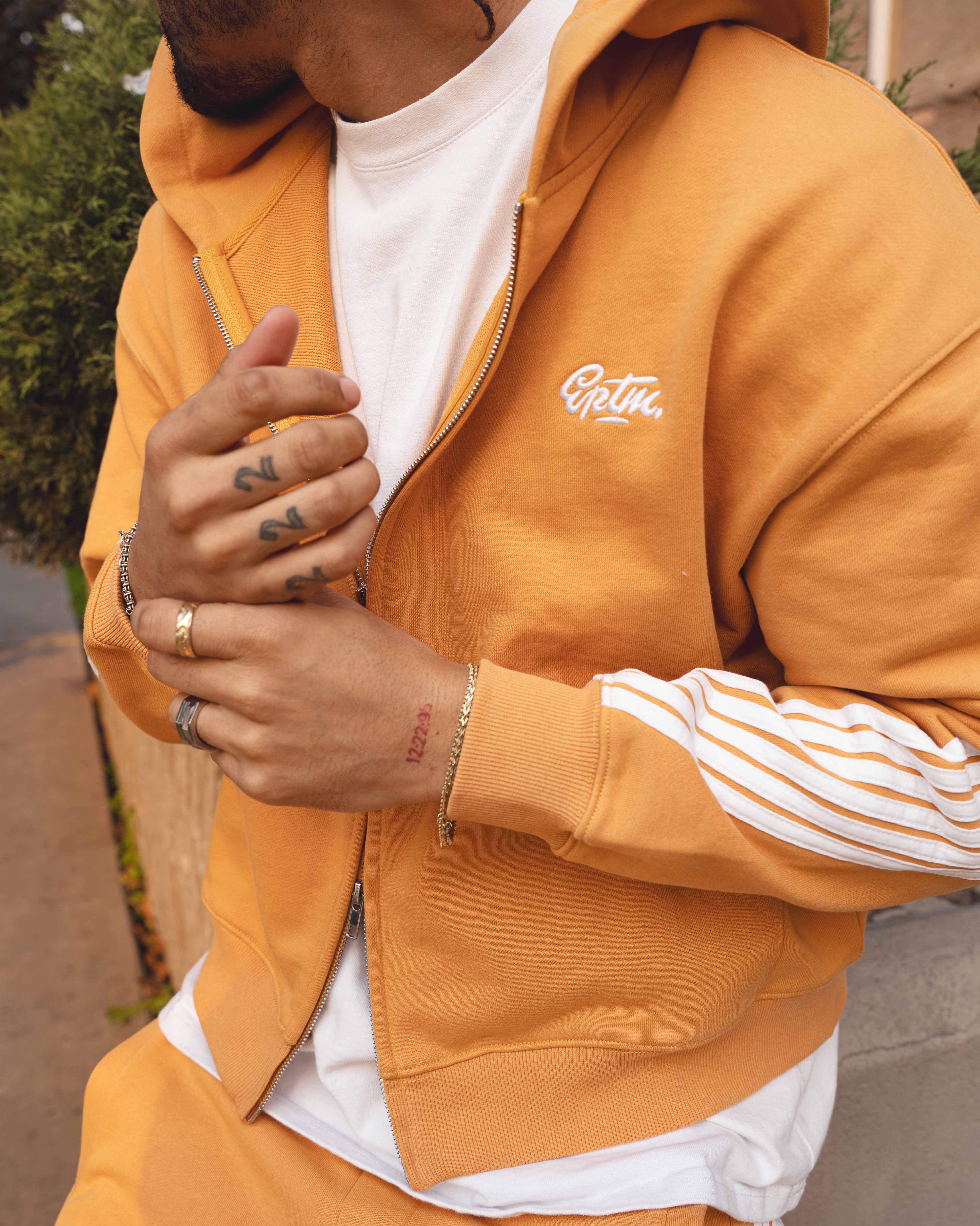 EPTM HIGHLAND ZIP UP HOODIE - MUSTARD