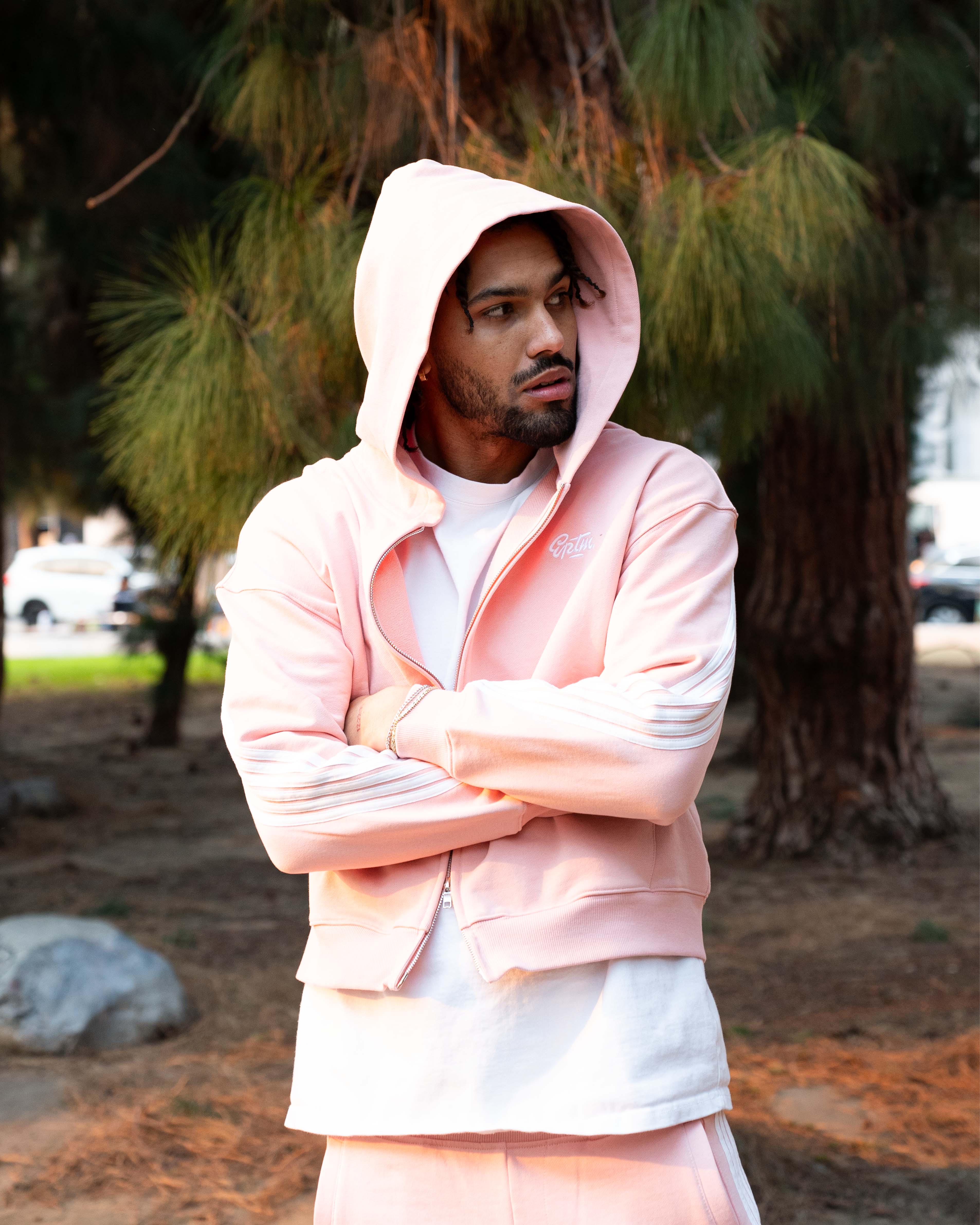 EPTM HIGHLAND ZIP UP HOODIE - PINK