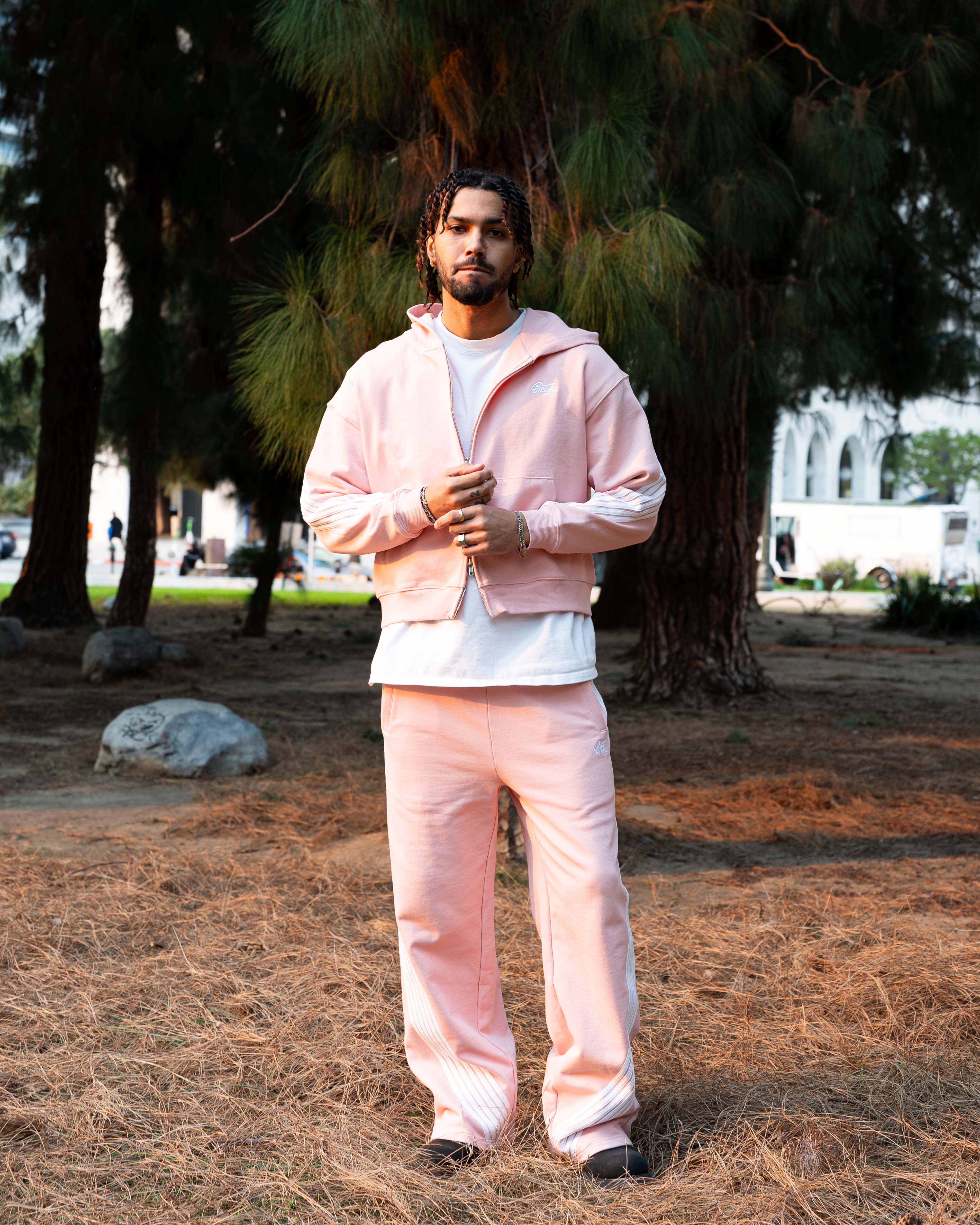 EPTM HIGHLAND ZIP UP HOODIE - PINK