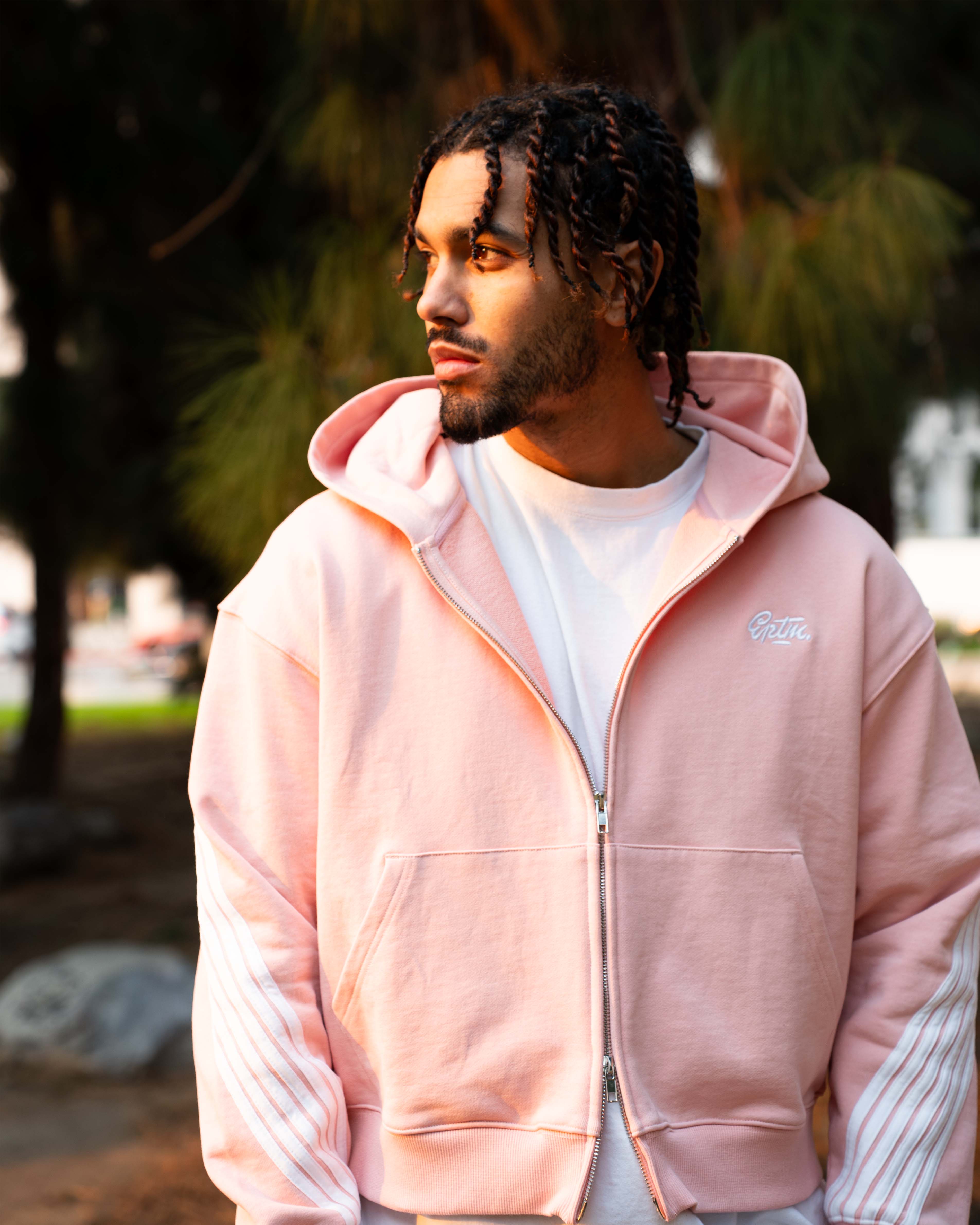 EPTM HIGHLAND ZIP UP HOODIE - PINK