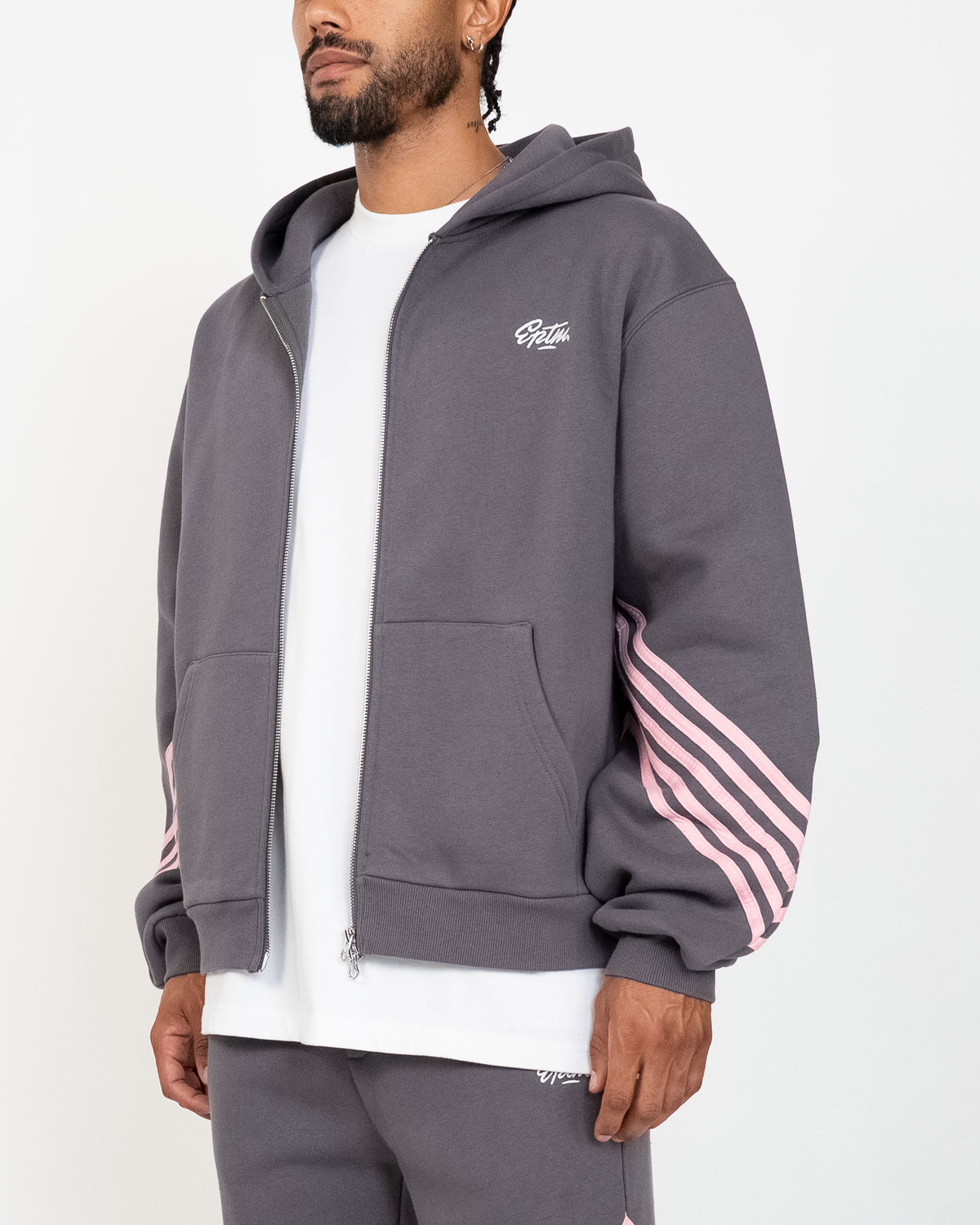 EPTM Highline Zip Up Hoodie - Grey