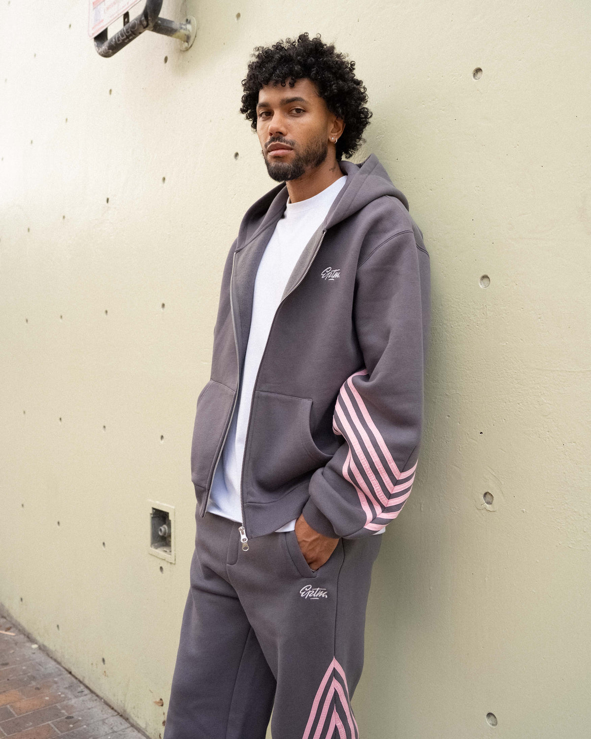 EPTM Highline Zip Up Hoodie - Grey