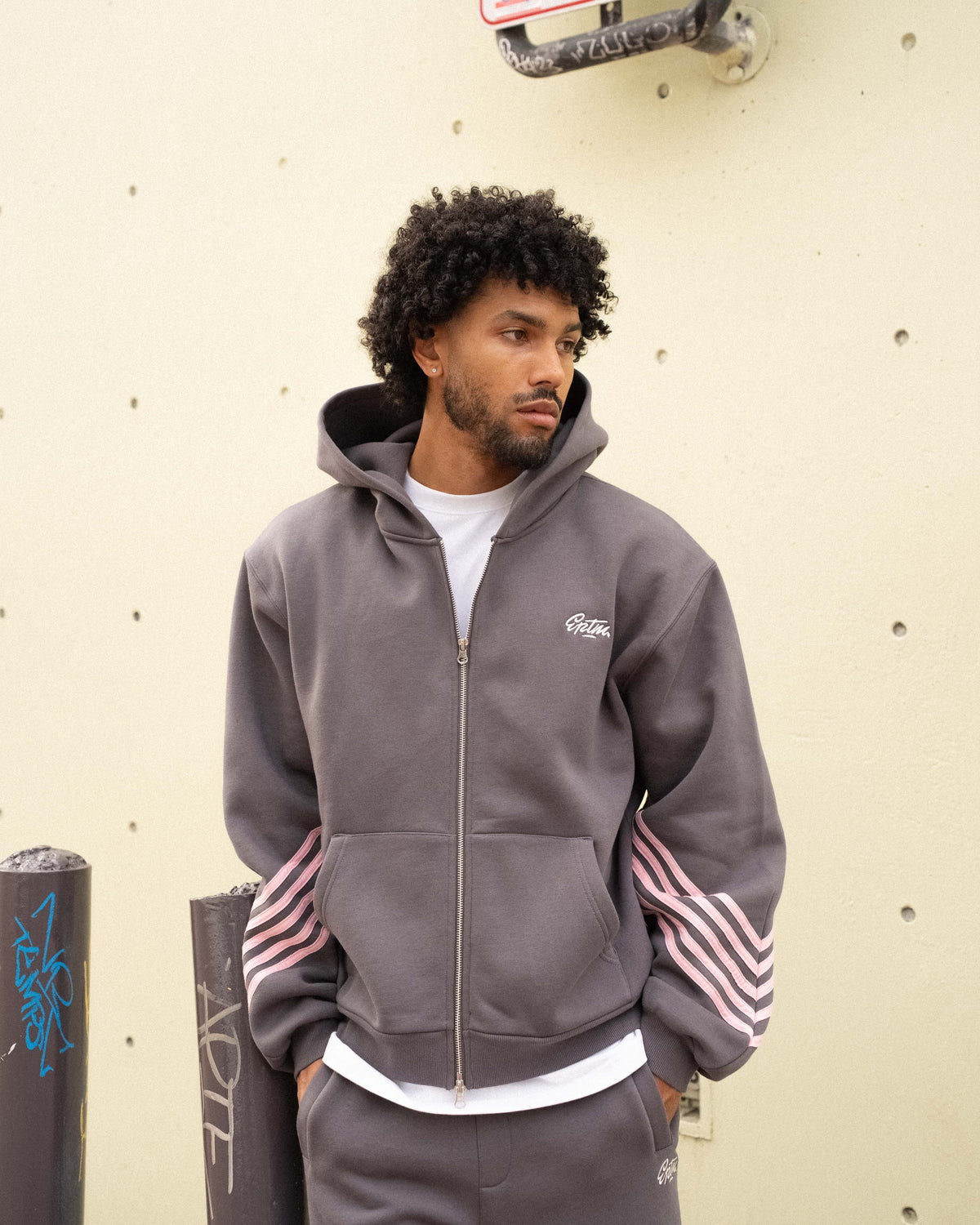 EPTM Highline Zip Up Hoodie - Grey