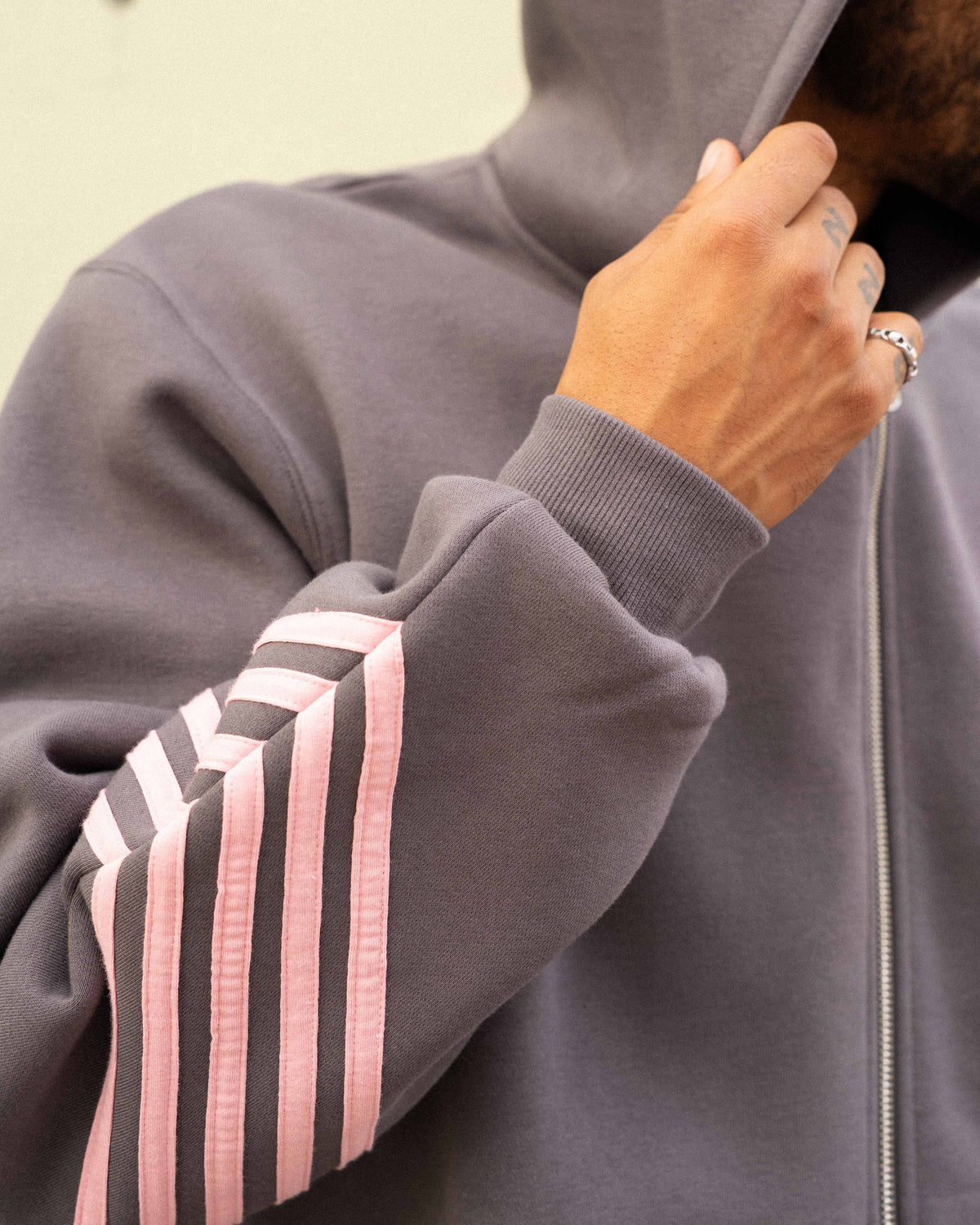 EPTM Highline Zip Up Hoodie - Grey