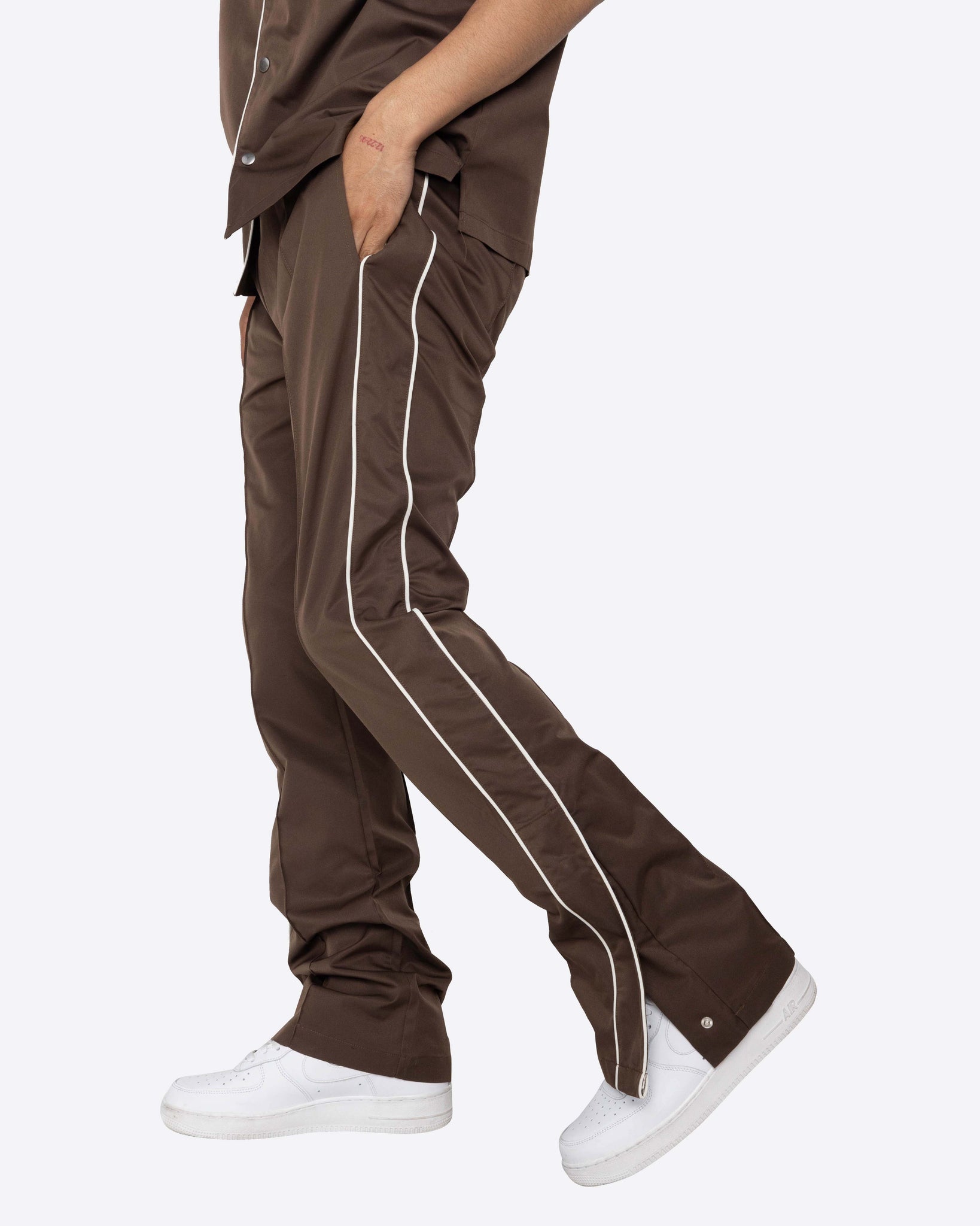 EPTM DOWNTOWN TRACK PANTS-BROWN