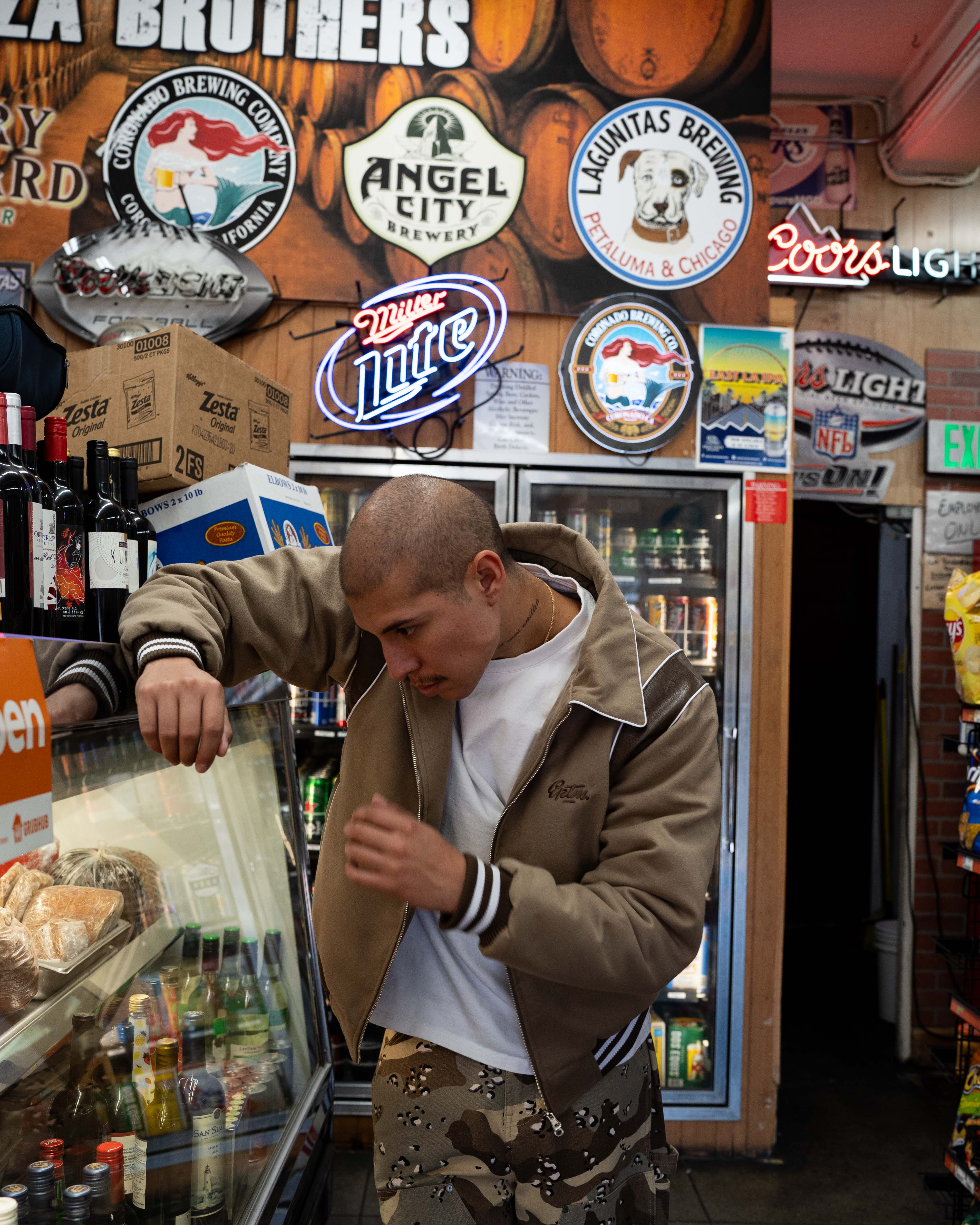 EPTM 23 Varsity Jacket - Mocha
