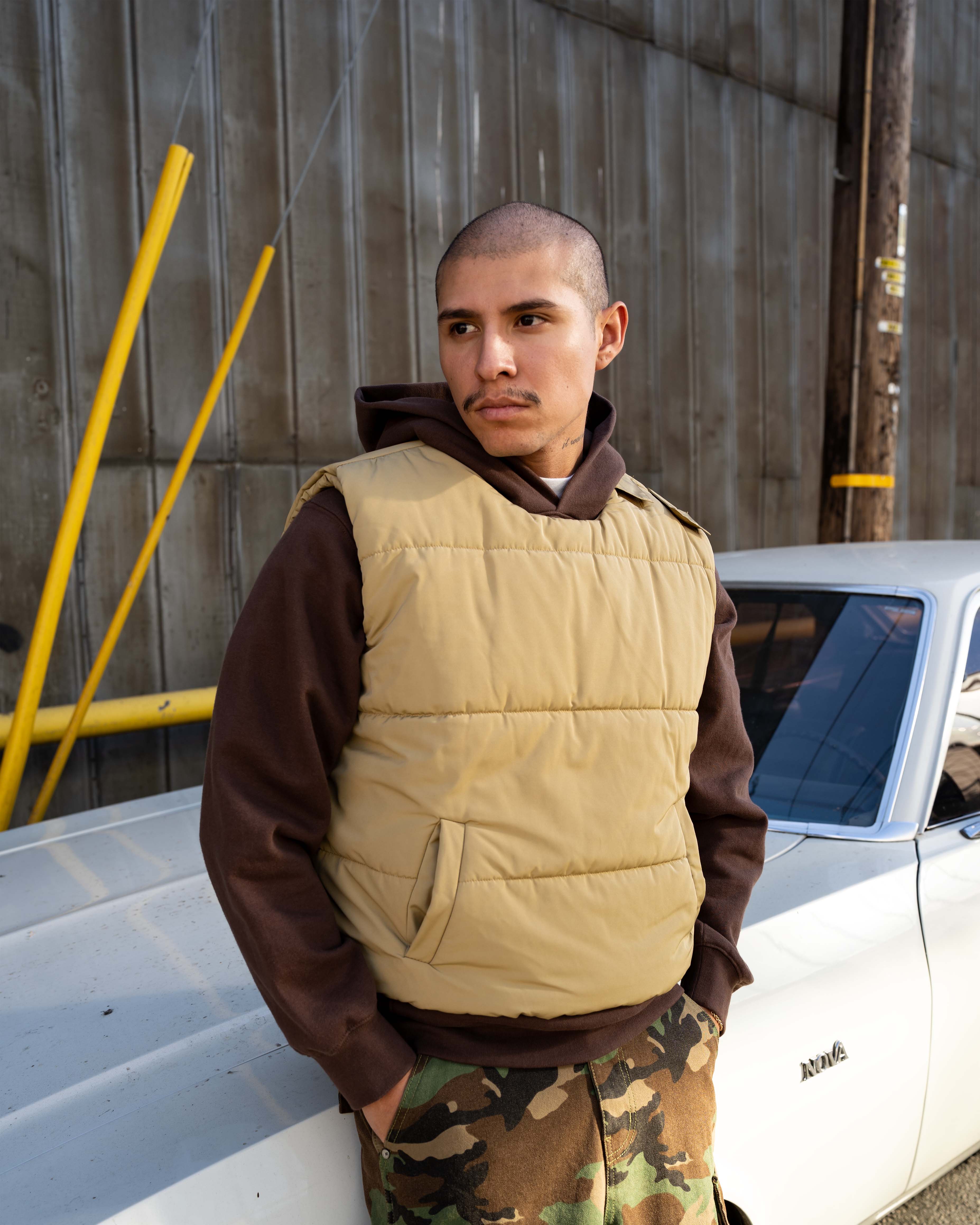 EPTM TACTICAL PUFFER VEST-TAN