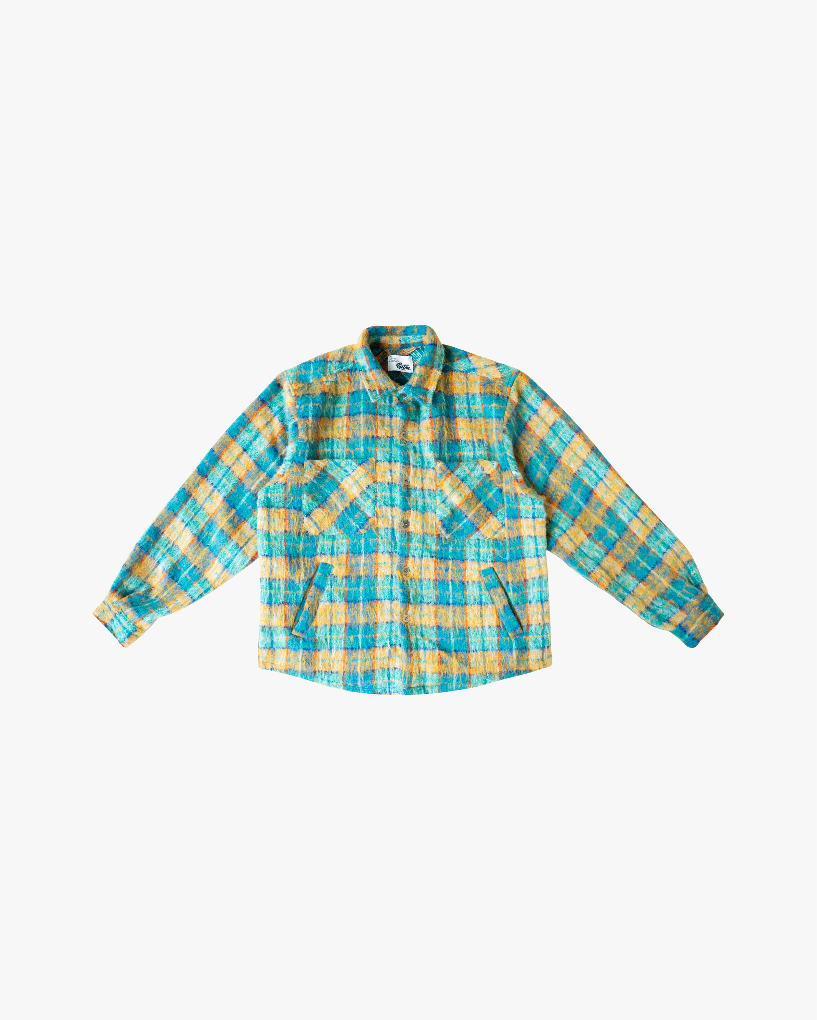 EPTM SIDE SLIT FLANNEL-TEAL