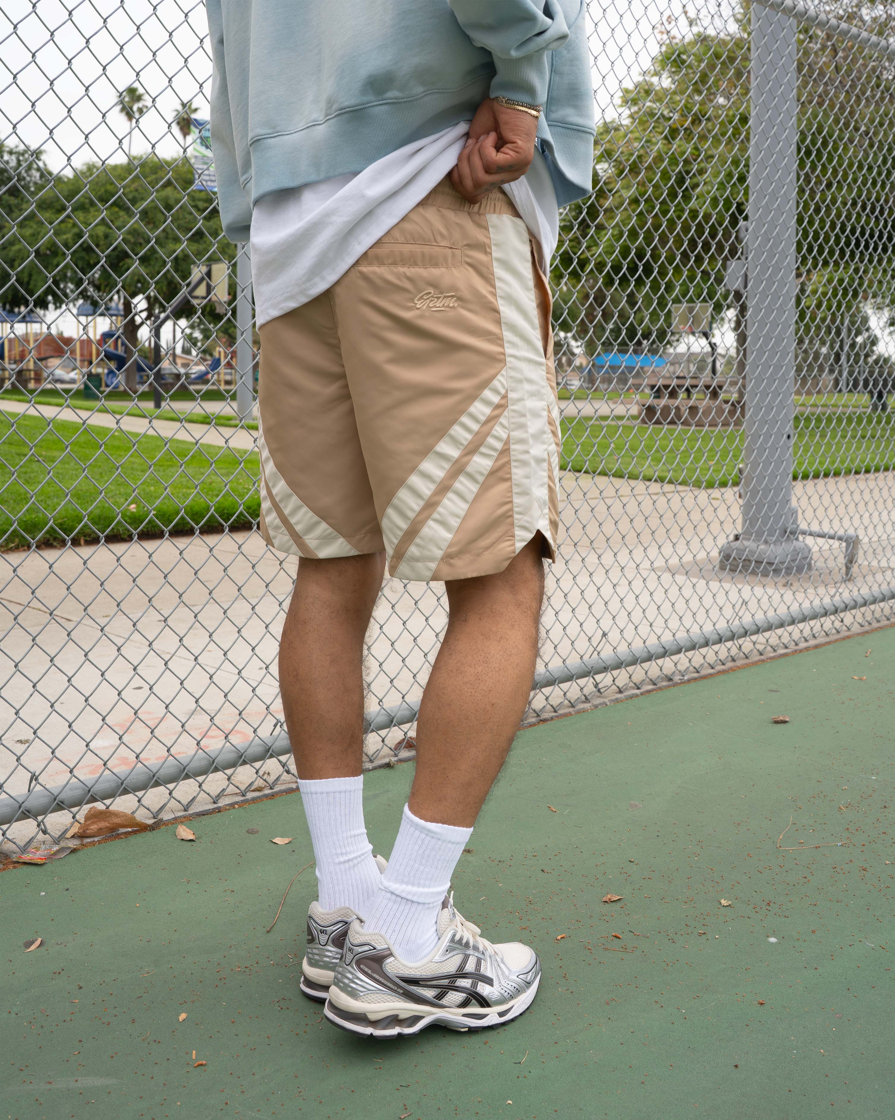 EPTM MARATHON SHORTS - KHAKI