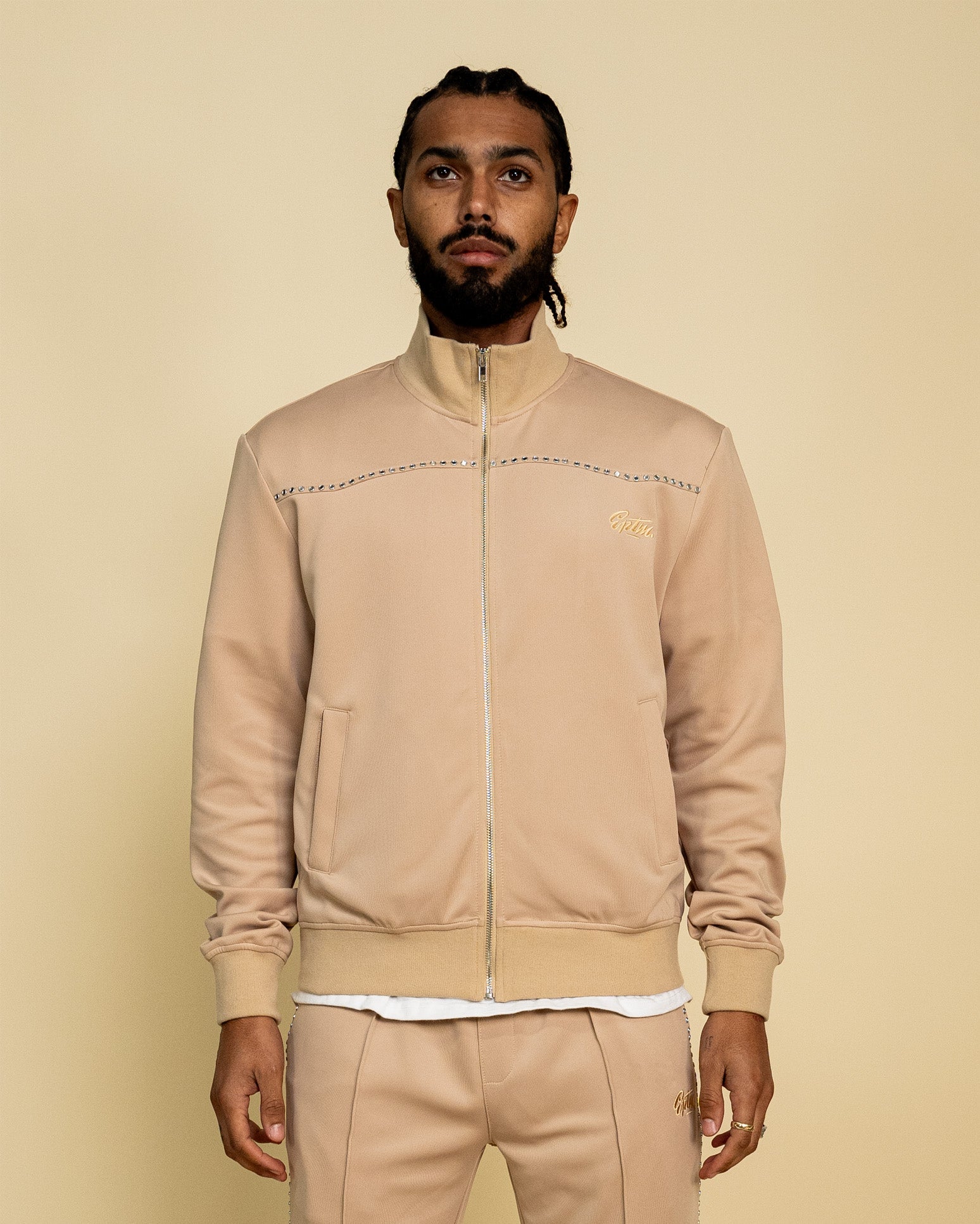 EPTM MARTINE TRACK JACKET - TAN