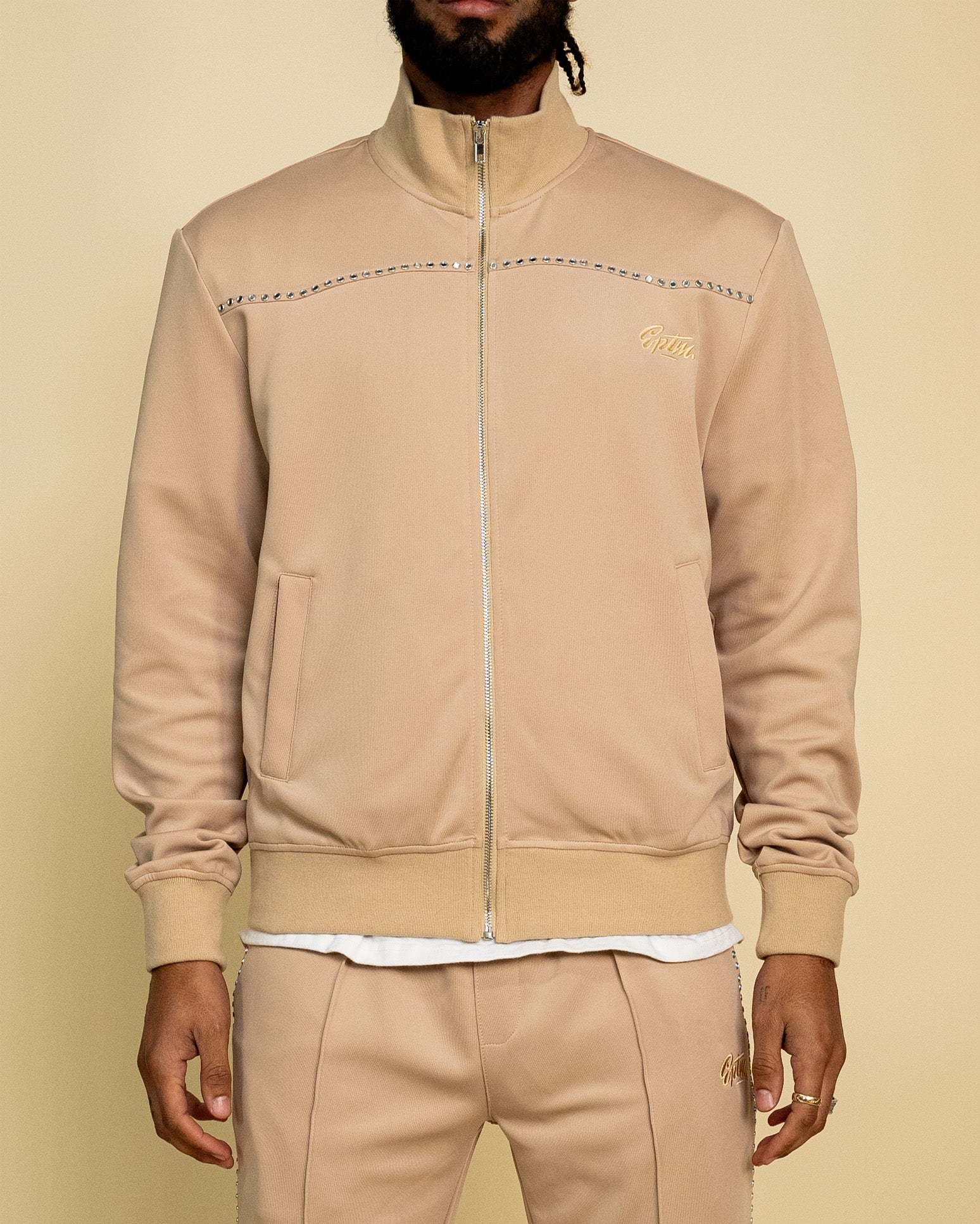 EPTM MARTINE TRACK JACKET - TAN